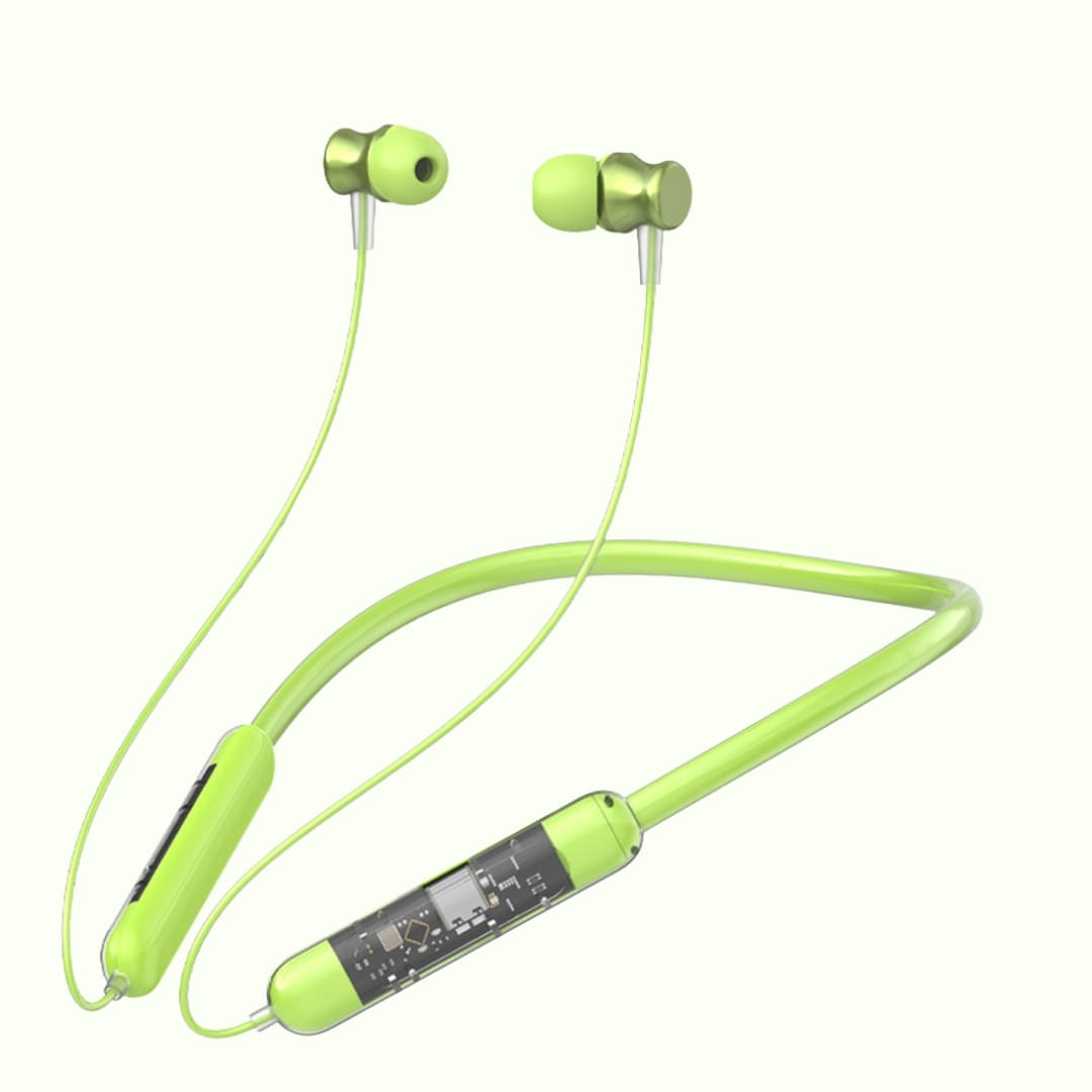 TecSox Verve300 Bluetooth Neckband | 30H Playtime | Deep Bass | Green TecSox Verve300 Bluetooth Neckband | 30H Playtime | Deep Bass | Green