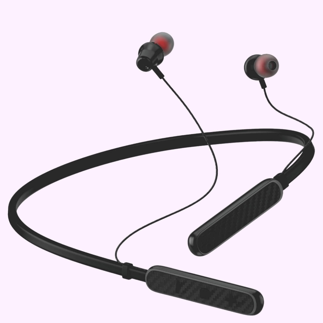 Tecsox In-the-ear Bluetooth Headset with Upto 30h Talktime Deep Bass - Black Tecsox In-the-ear Bluetooth Headset with Upto 30h Talktime Deep Bass - Black