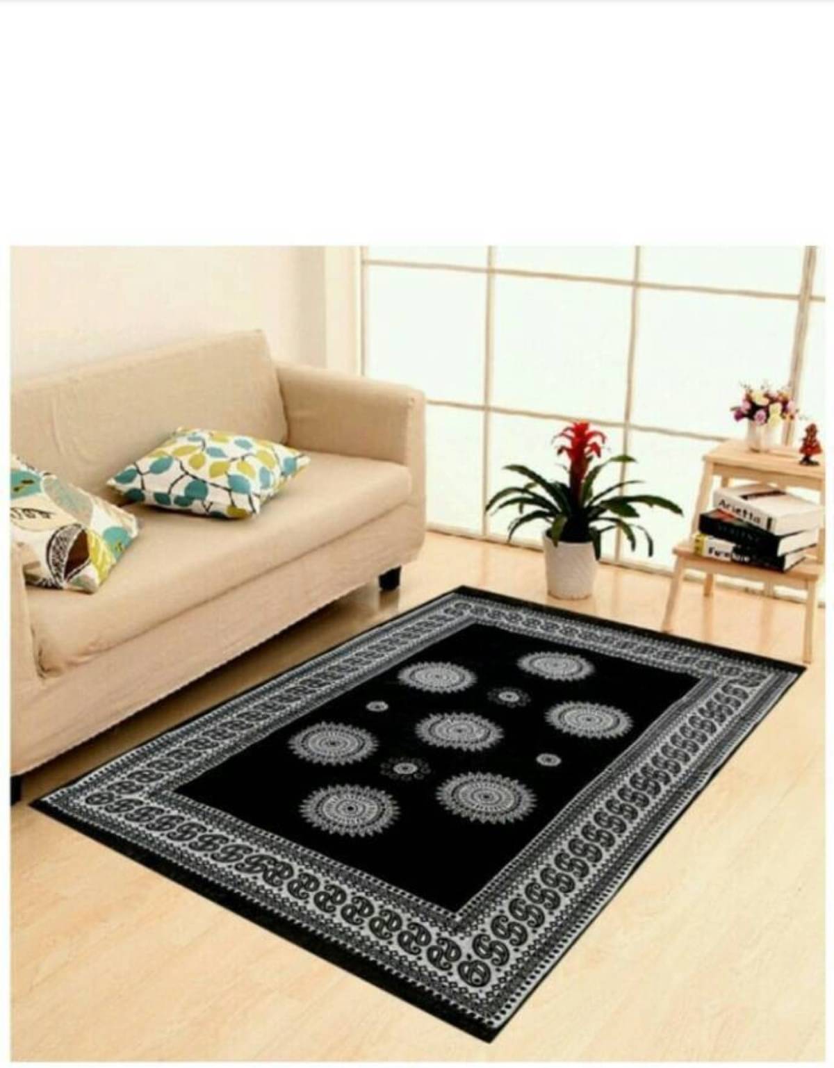     			The Fresh Livery Multi Chenille Carpet Abstract 5x7 Ft