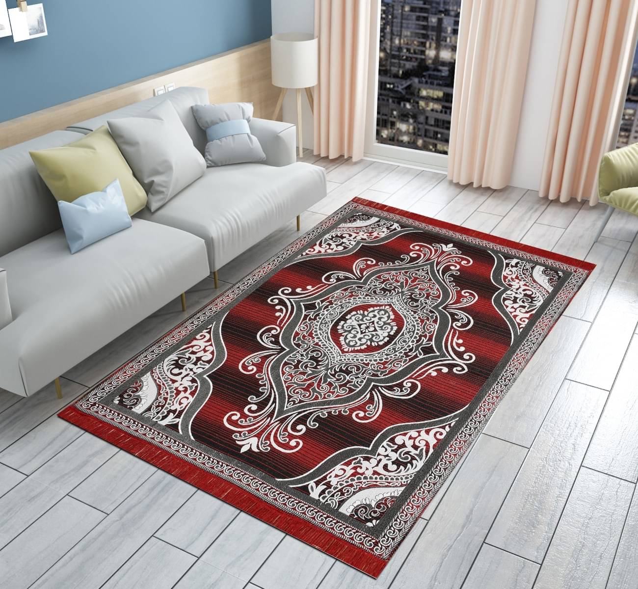     			The Fresh Livery Multi Cotton Carpet Ethnic 5x7 Ft