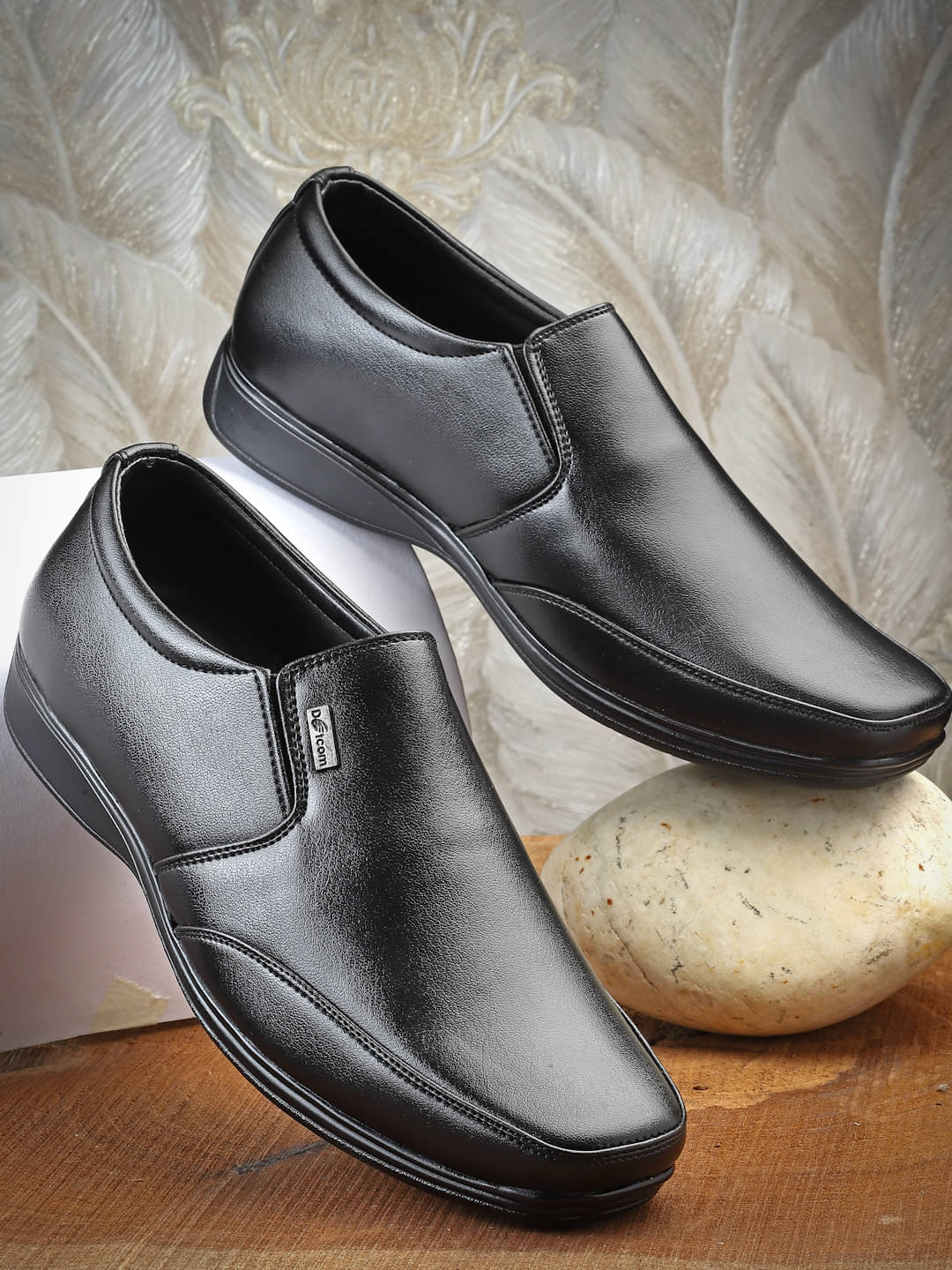 Action Black Men's Slip On Formal Shoes Action Black Men's Slip On Formal Shoes