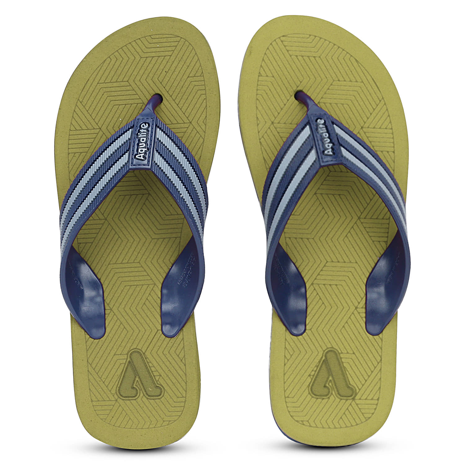 Aqualite Olive Men's Thong Flip Flop