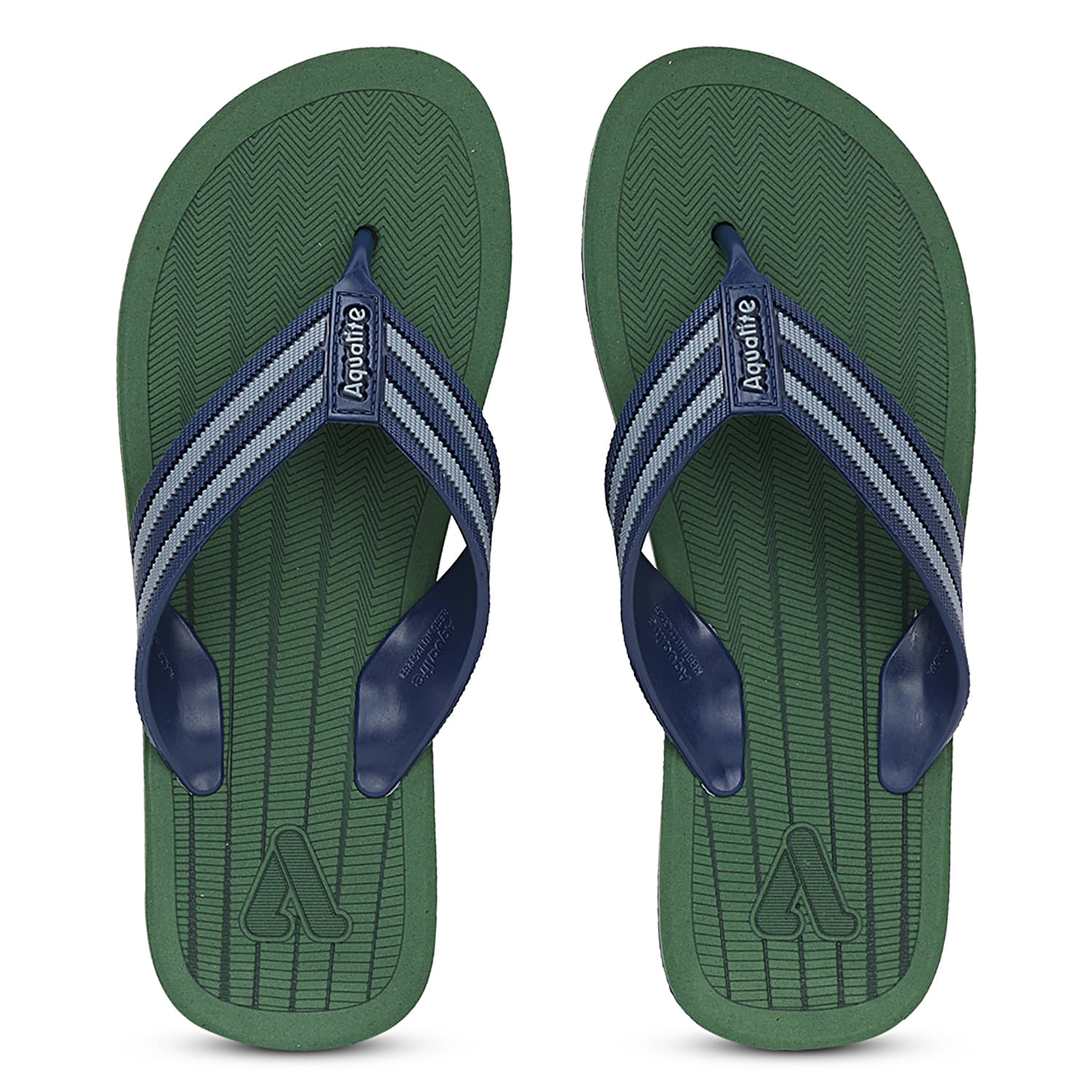 Aqualite Olive Men's Thong Flip Flop