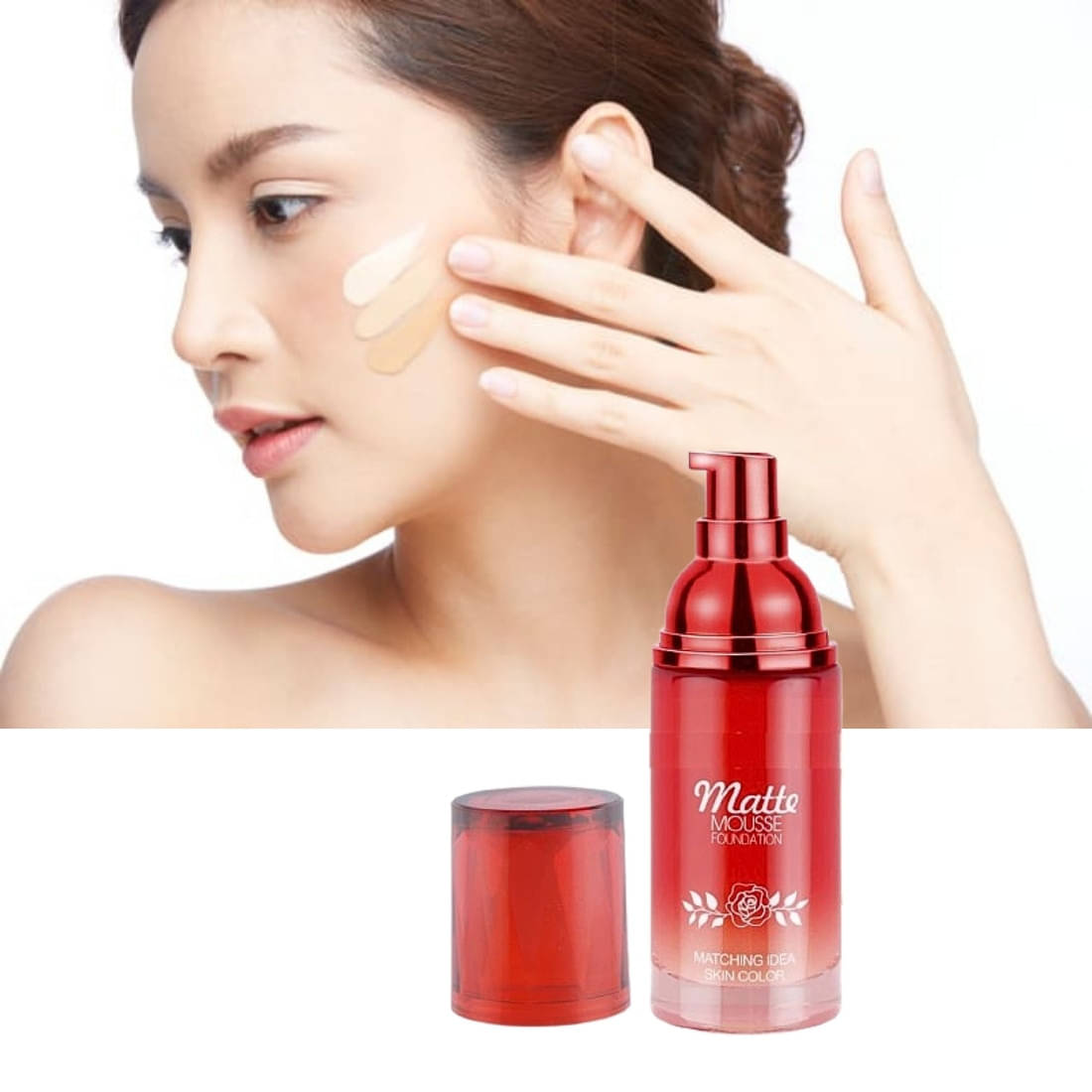 BLUST & FAMME Matte High Coverage, Blemish Free & Blendable Ivory Foundation (Pack of 1)     			BLUST & FAMME Matte High Coverage, Blemish Free & Blendable Ivory Foundation (Pack of 1)