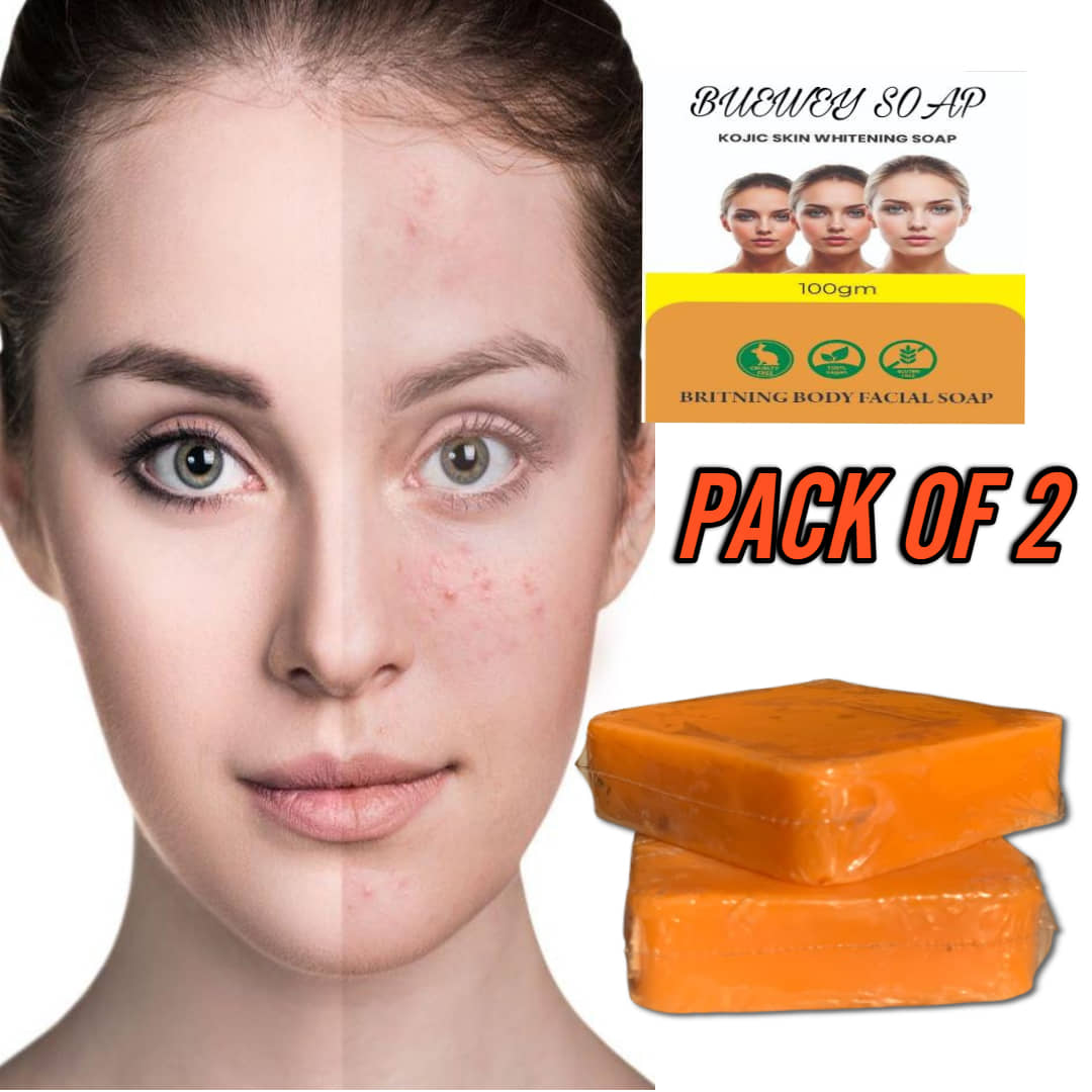 BUEWEY Beauty skincare sinche Body Soap Natural Soap for All Skin Type ( Pack of 2 )