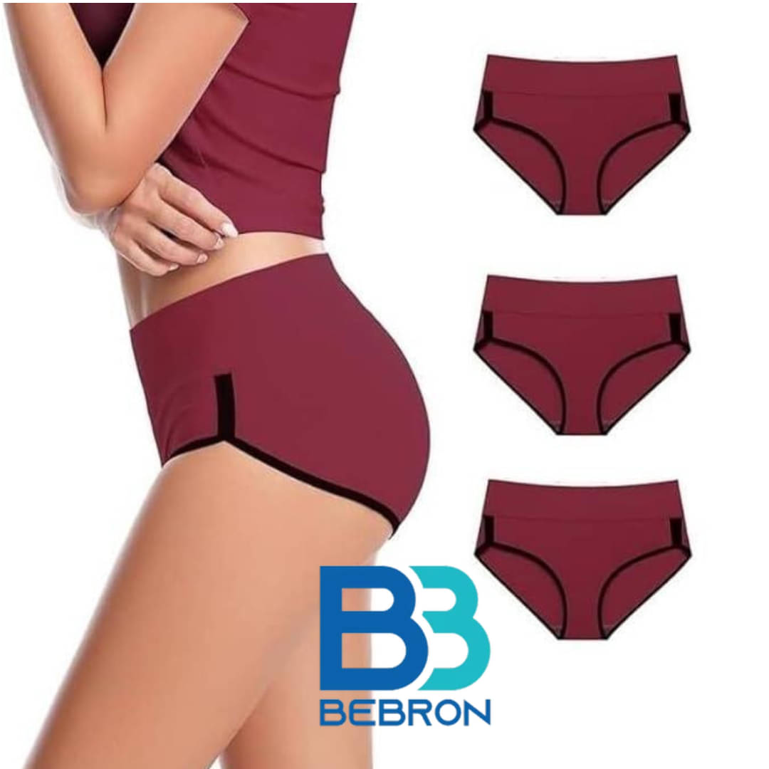 Bebron Pack of 3 Cotton Lycra Hipster For Women ( Maroon ) Bebron Pack of 3 Cotton Lycra Hipster For Women ( Maroon )