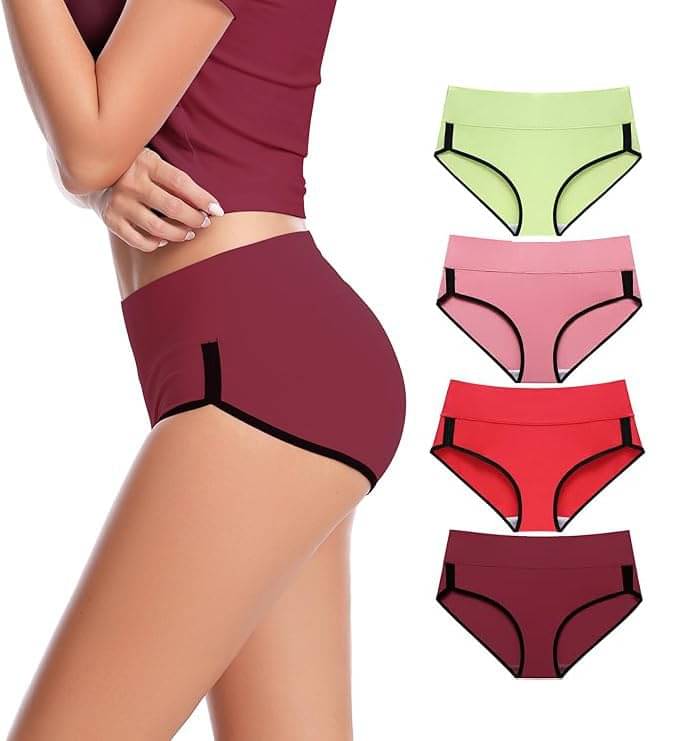 Bebron Pack of 4 Cotton Lycra Hipster For Women ( Multicolor7 ) Bebron Pack of 4 Cotton Lycra Hipster For Women ( Multicolor7 )