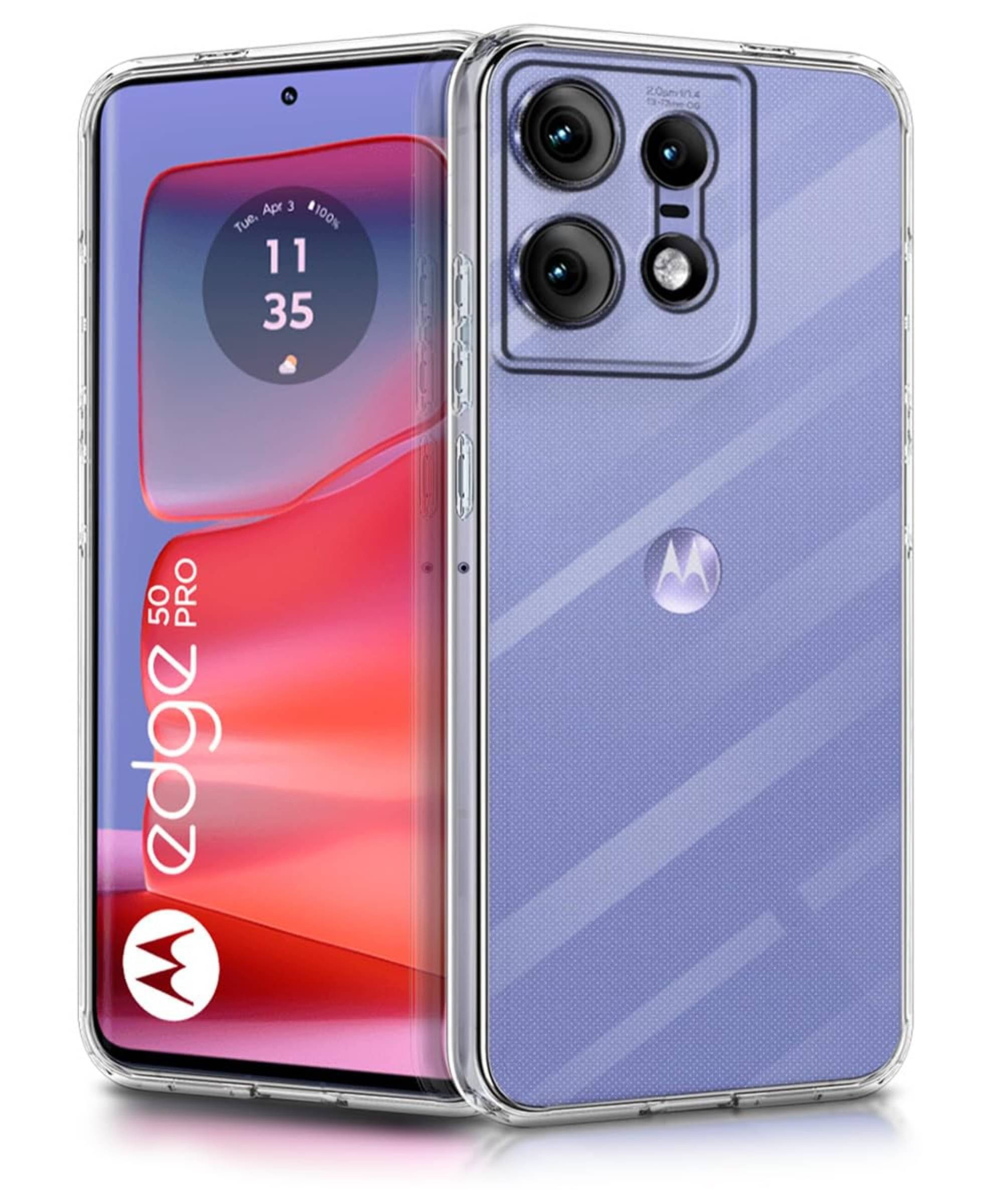     			Case Vault Covers Silicon Soft cases Compatible For Silicon Moto Edge 50 Pro ( )