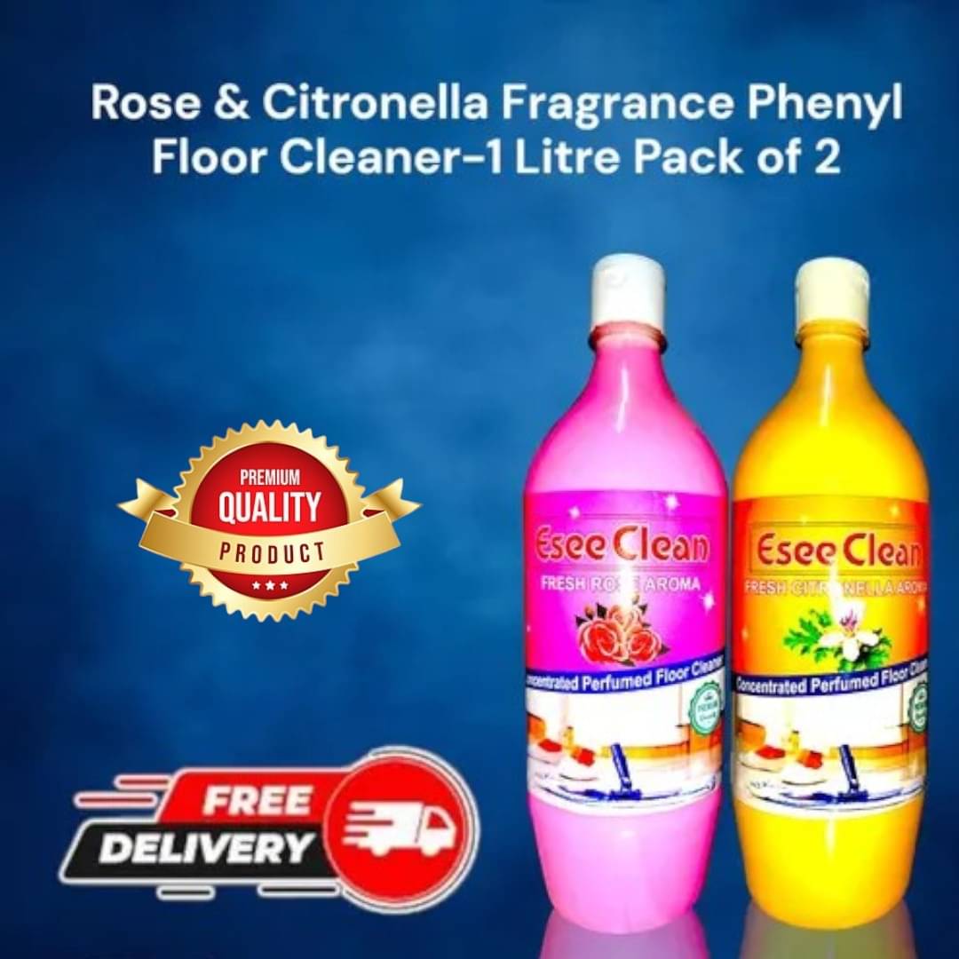 Esee Clean Phenyl CITRONELLA,ROSE 1000 mL Pack Of 2 Esee Clean Phenyl CITRONELLA,ROSE 1000 mL Pack Of 2