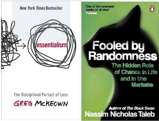 Essentialism & Fooled by Randomness By Greg McKeown & Nassim Nicholas Taleb Essentialism & Fooled by Randomness By Greg McKeown & Nassim Nicholas Taleb