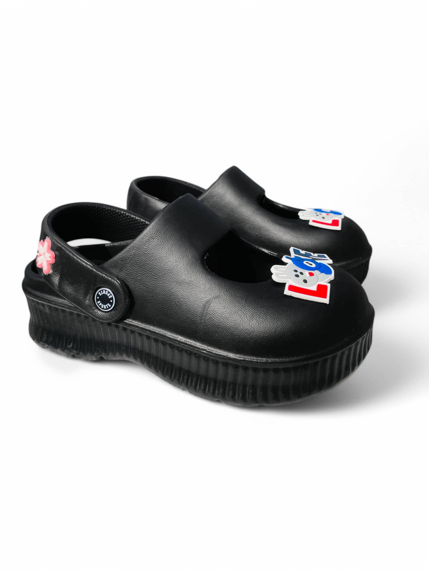 Fabbmate Black Women's Clogs