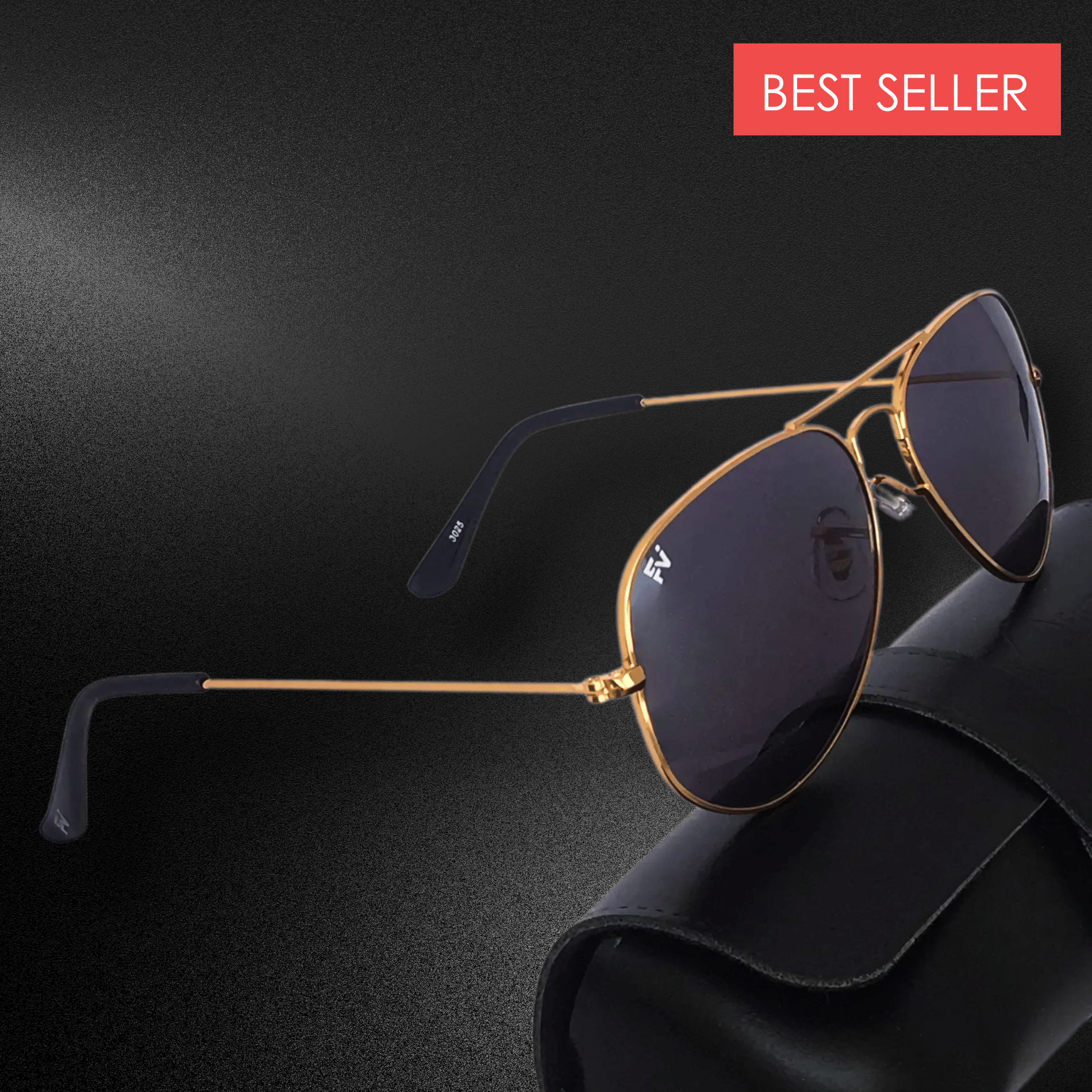 Framesvista Gold Pilot Sunglasses ( Pack of 1 ) Framesvista Gold Pilot Sunglasses ( Pack of 1 )
