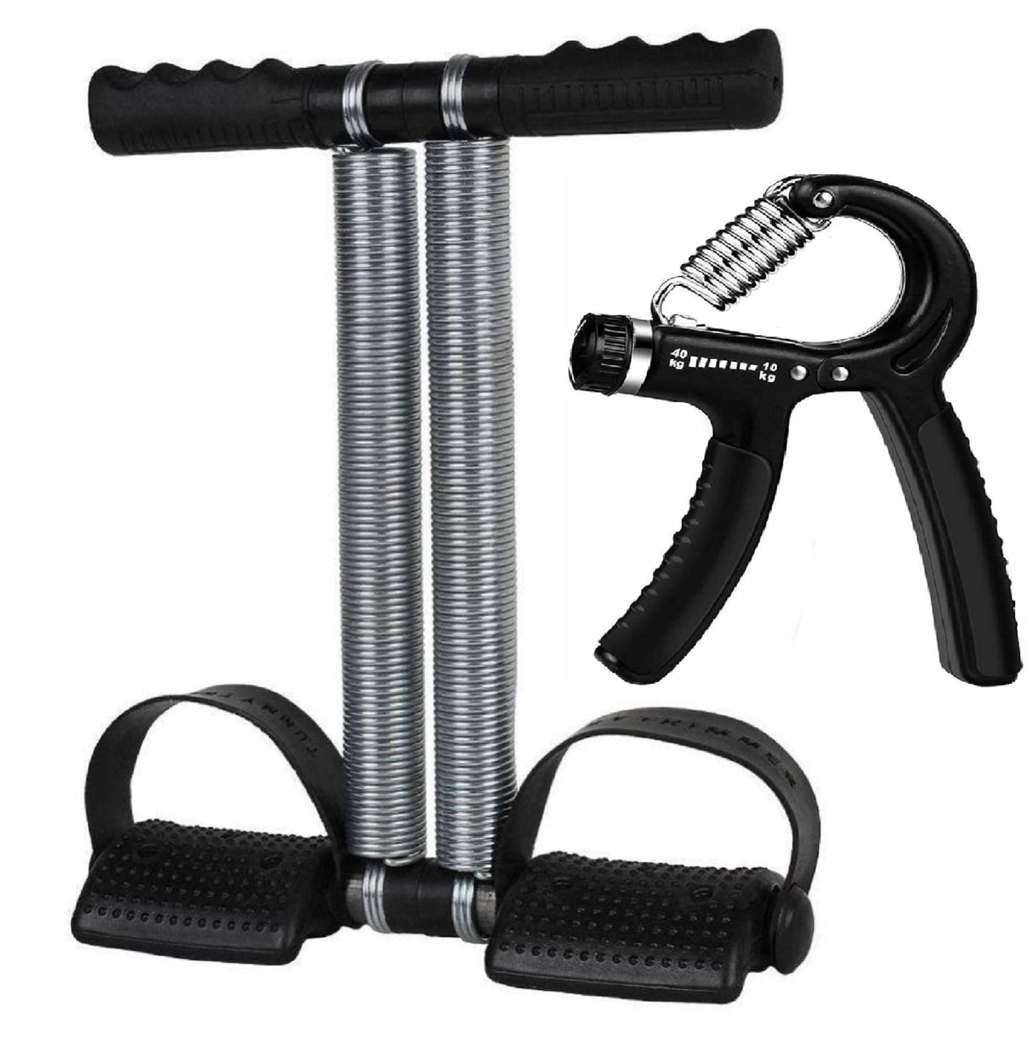     			Gjshop Tummy Trimmer Double Spring With Normal Hand Grip Combo Pack For Men & Women - Ab Exercise Equipement, Abdominal Workout For Home & Gym Use - Stomach, Abs, Belly Exercise