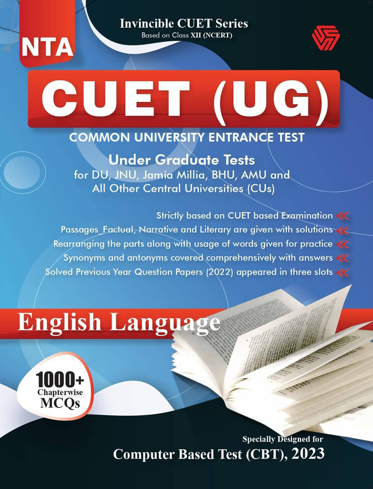     			INVINCIBLE NTA CUET (UG) | English Language | 2022 Previous Year Question Papers for 2023 | Entrance Examination (Paperback, Invincible)