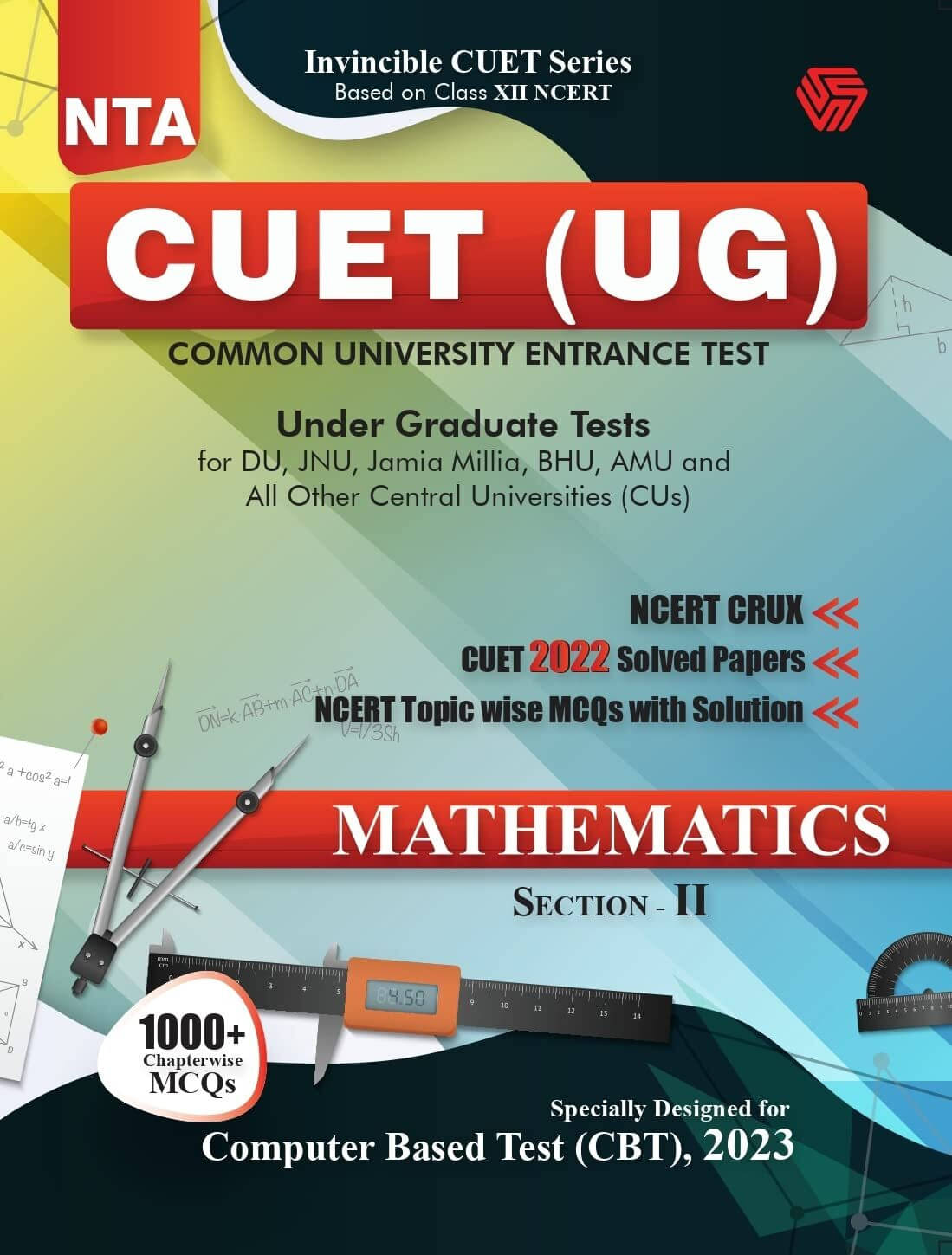 INVINCIBLE NTA CUET (UG) | MATHEMATICS | 2022 Solved Papers | Practice Sets for 2023 | Entrance Examination (Paperback, Invincible) INVINCIBLE NTA CUET (UG) | MATHEMATICS | 2022 Solved Papers | Practice Sets for 2023 | Entrance Examination (Paperback, Invincible)