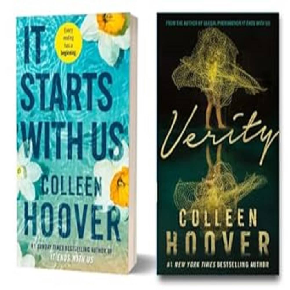 It Starts With Us + Verity (Romance Theme Bookmark Included It Starts With Us + Verity (Romance Theme Bookmark Included