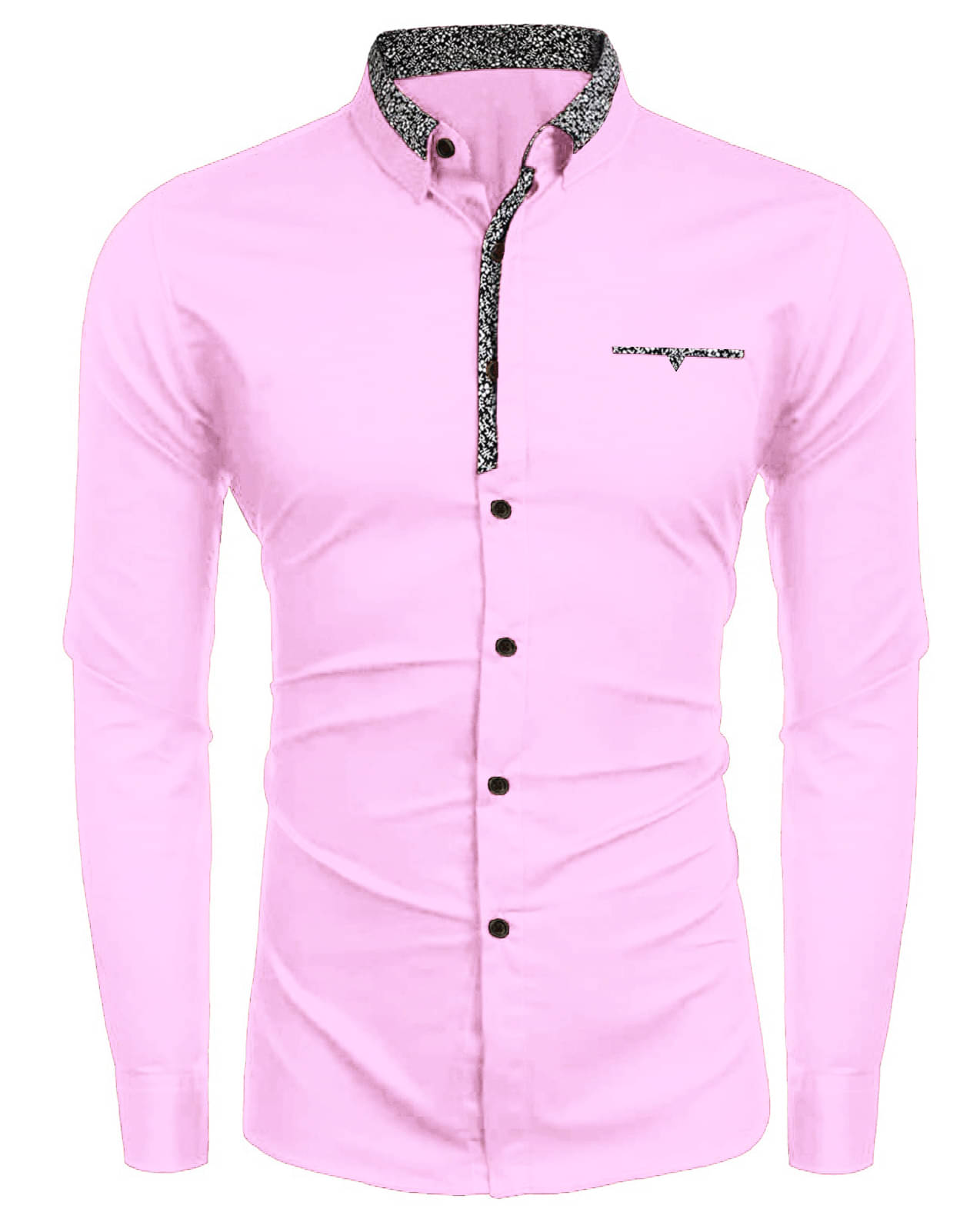 KAKIDO Cotton Blend Regular Fit Full Sleeves Men's Formal Shirt - Pink ( Pack of 1 ) KAKIDO Cotton Blend Regular Fit Full Sleeves Men's Formal Shirt - Pink ( Pack of 1 )