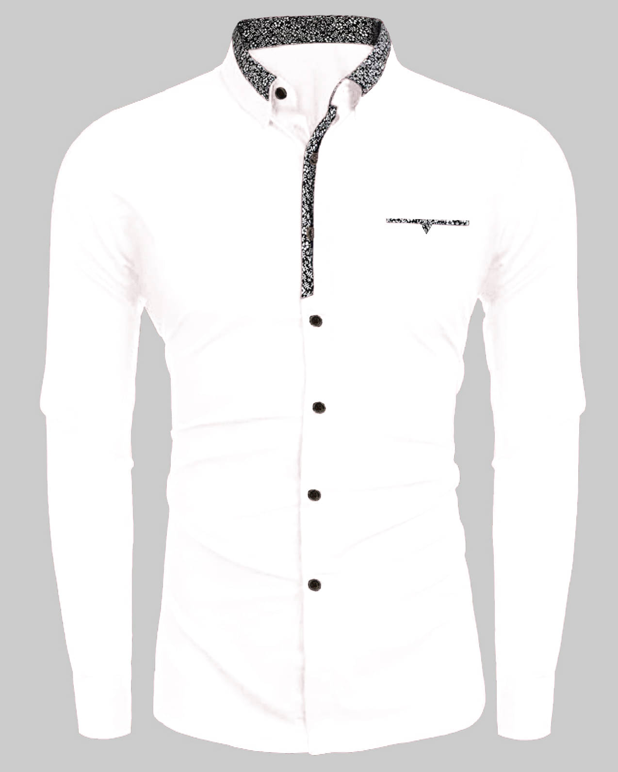    			KAKIDO Cotton Blend Regular Fit Full Sleeves Men's Formal Shirt - White ( Pack of 1 )
