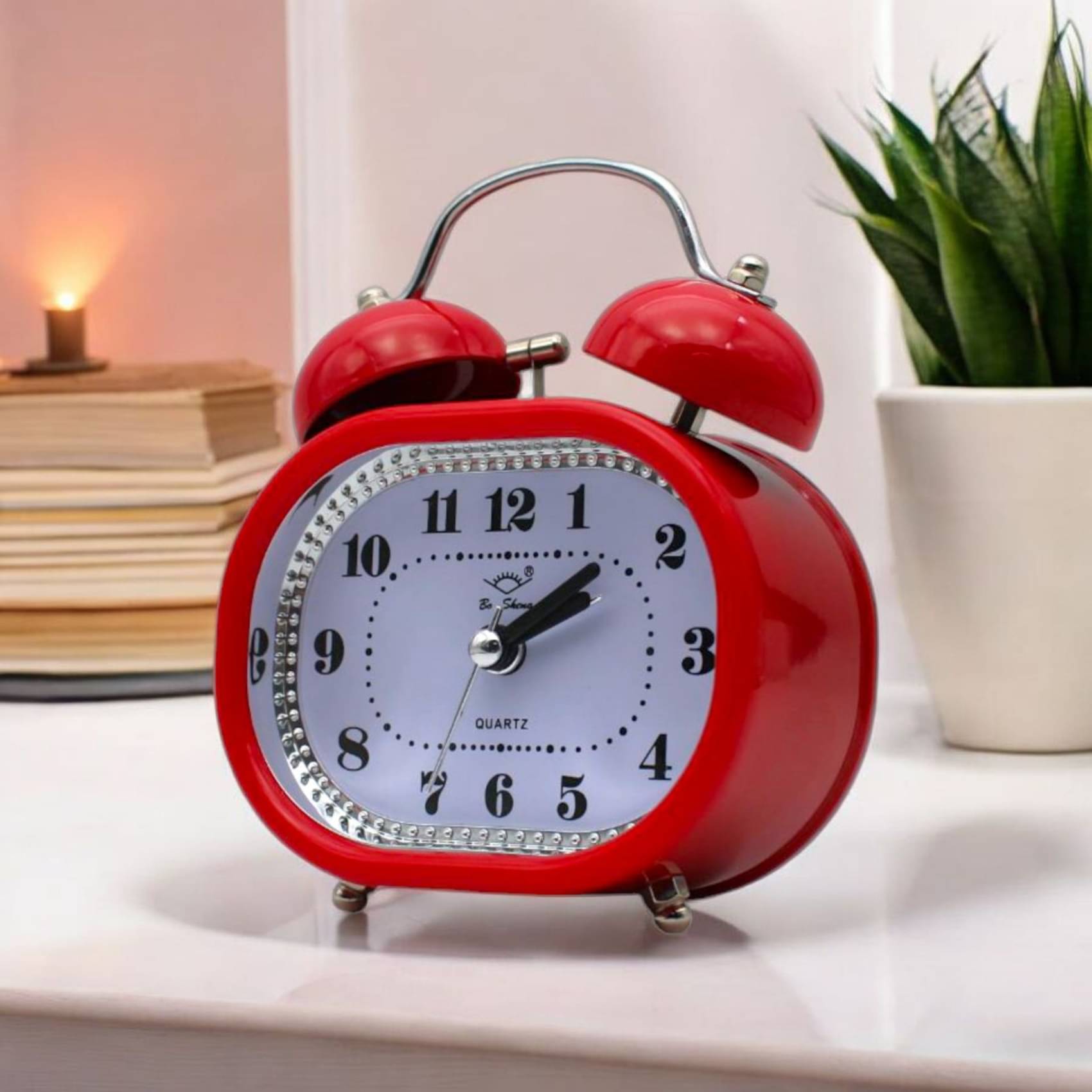 LAZYWINDOW Analog Twin Bell Alarm Clock - Pack of 1 LAZYWINDOW Analog Twin Bell Alarm Clock - Pack of 1