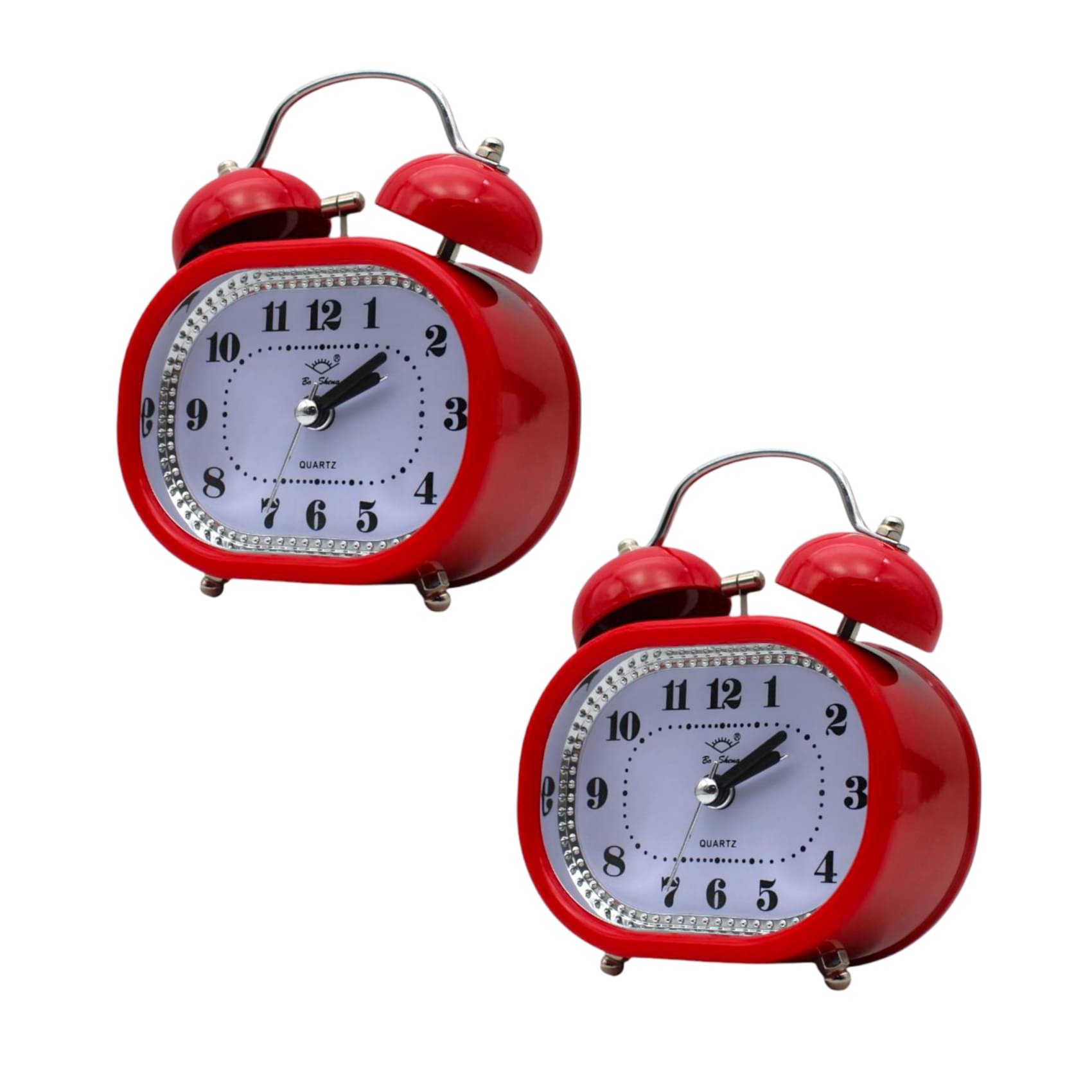 LAZYWINDOW Analog Twin Bell Alarm Clock - Pack of 2 LAZYWINDOW Analog Twin Bell Alarm Clock - Pack of 2
