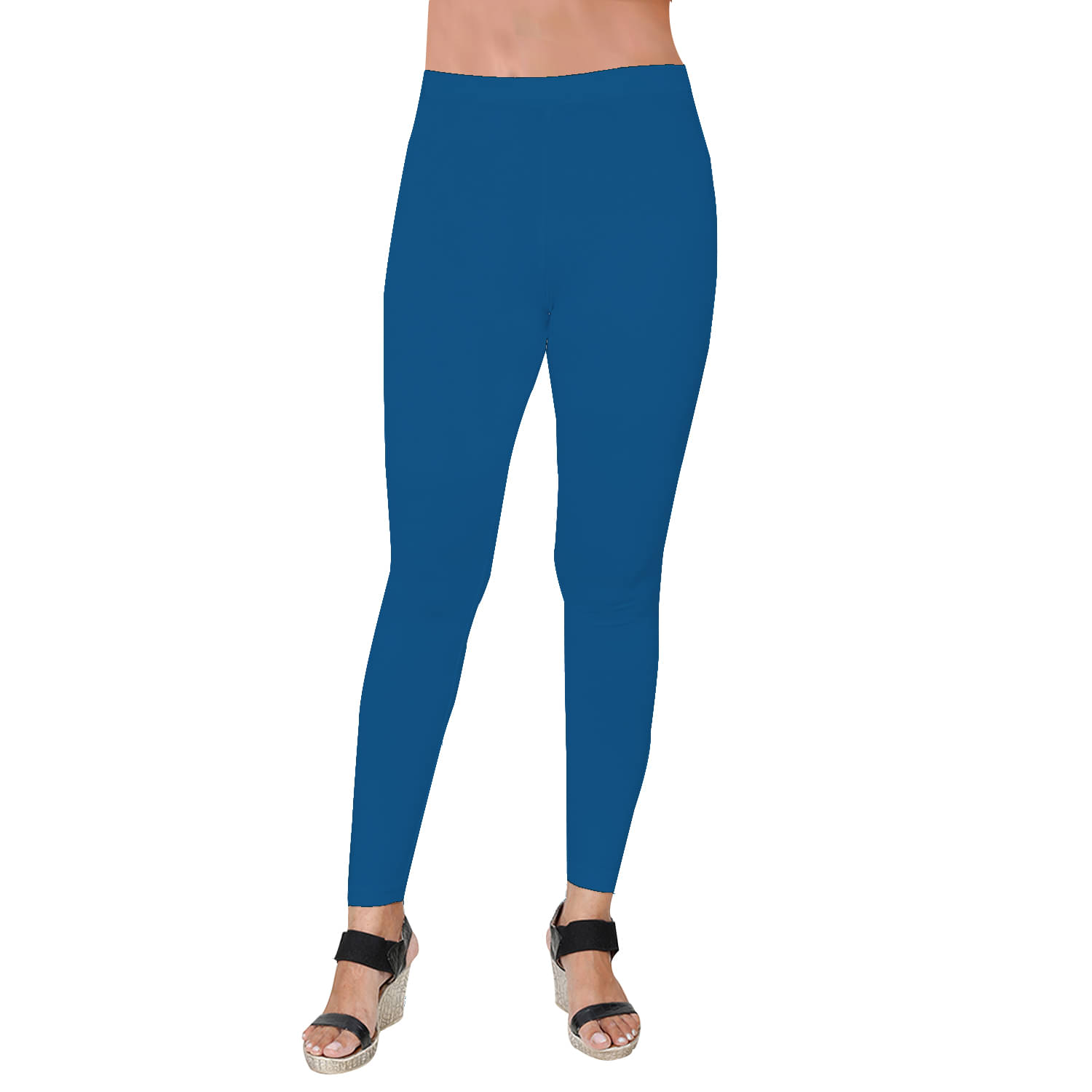     			LW FASHION CLUB Pack of 1 Cotton Women's Leggings ( Blue )