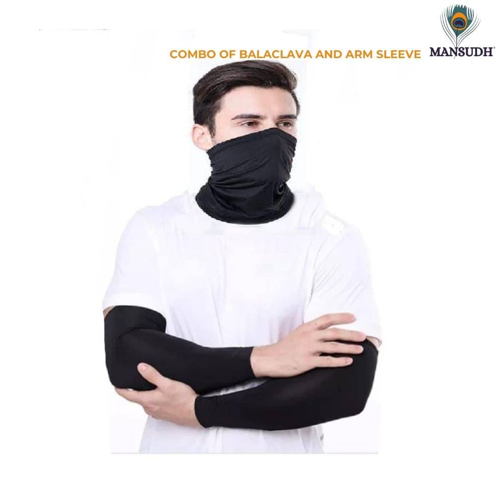 Master Black Solid Riding Sleeves ( Set of 2 )     			Master Black Solid Riding Sleeves ( Set of 2 )