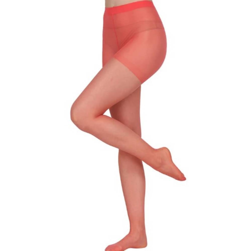     			Neska Moda Pack of 1 Women's Nylon Full length Stockings ( Red )