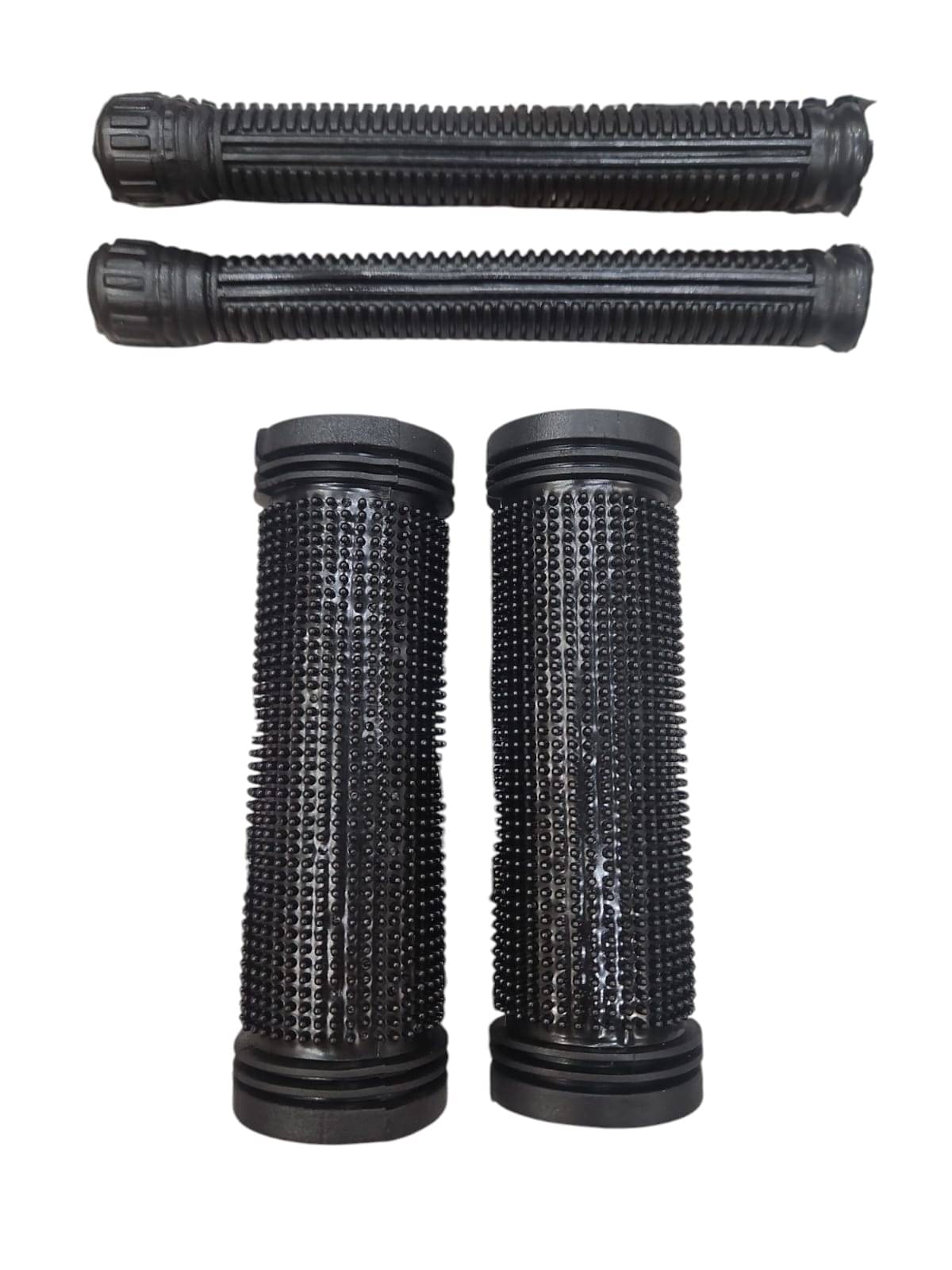     			Non-slip Handle Grips And Clutch Covers Black (Pack of 4) For Bikes Handle Bar Grip For Universal For Bike Universal For Bike (Pack of 4)