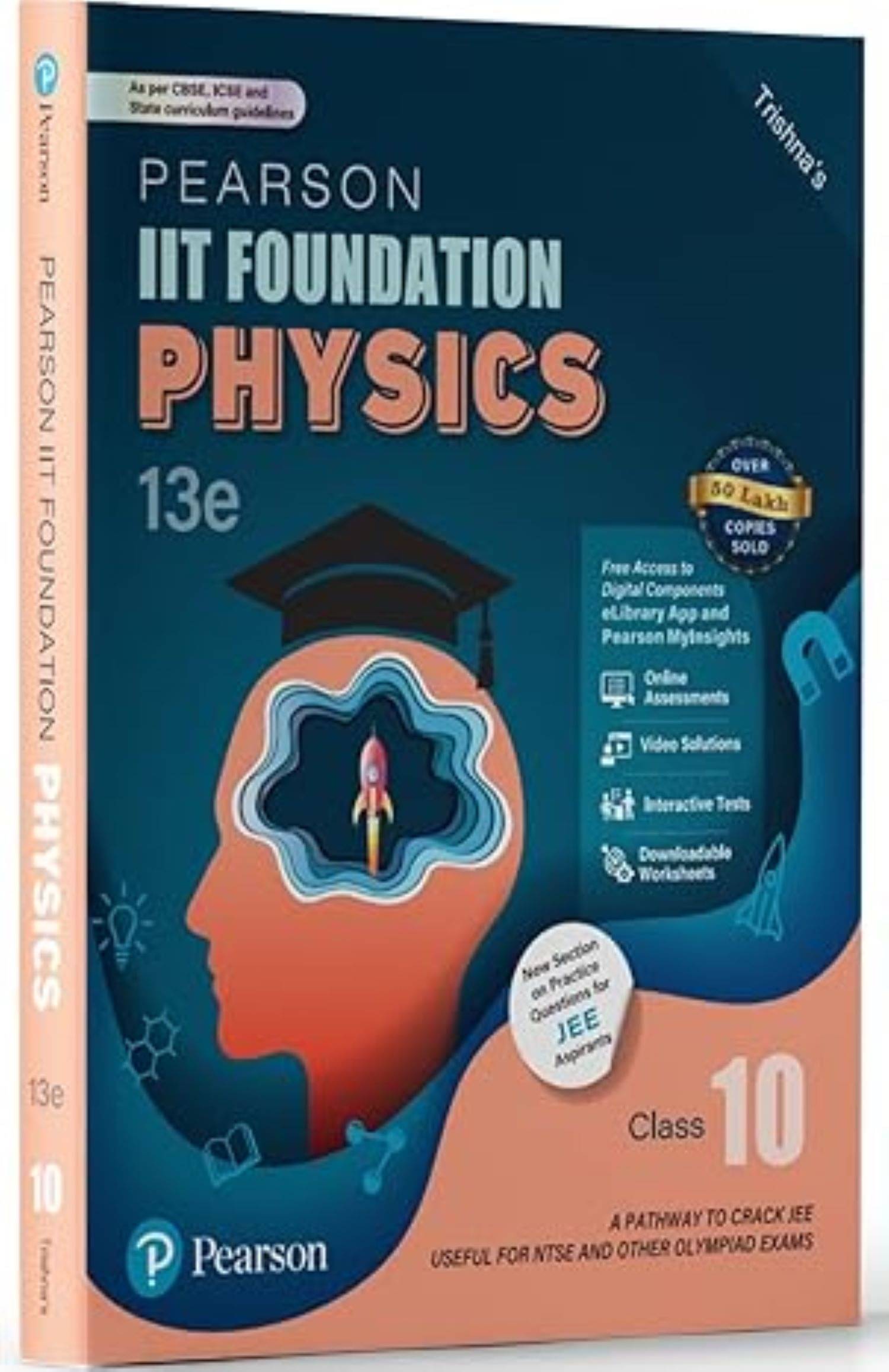     			Pearson IIT Foundation 13th edition 2025-26 Physics Class 10