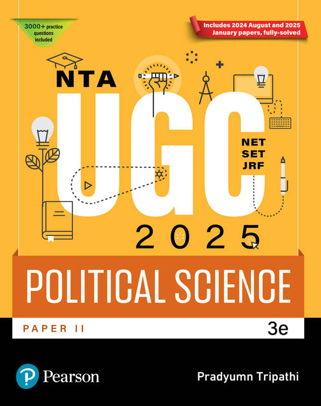     			Pearson NTA UGC NET Paper 2 Political Science 2025 | SET, JRF | Includes 2025 January & 2024 August Papers fully solved | 3rd Edition\n