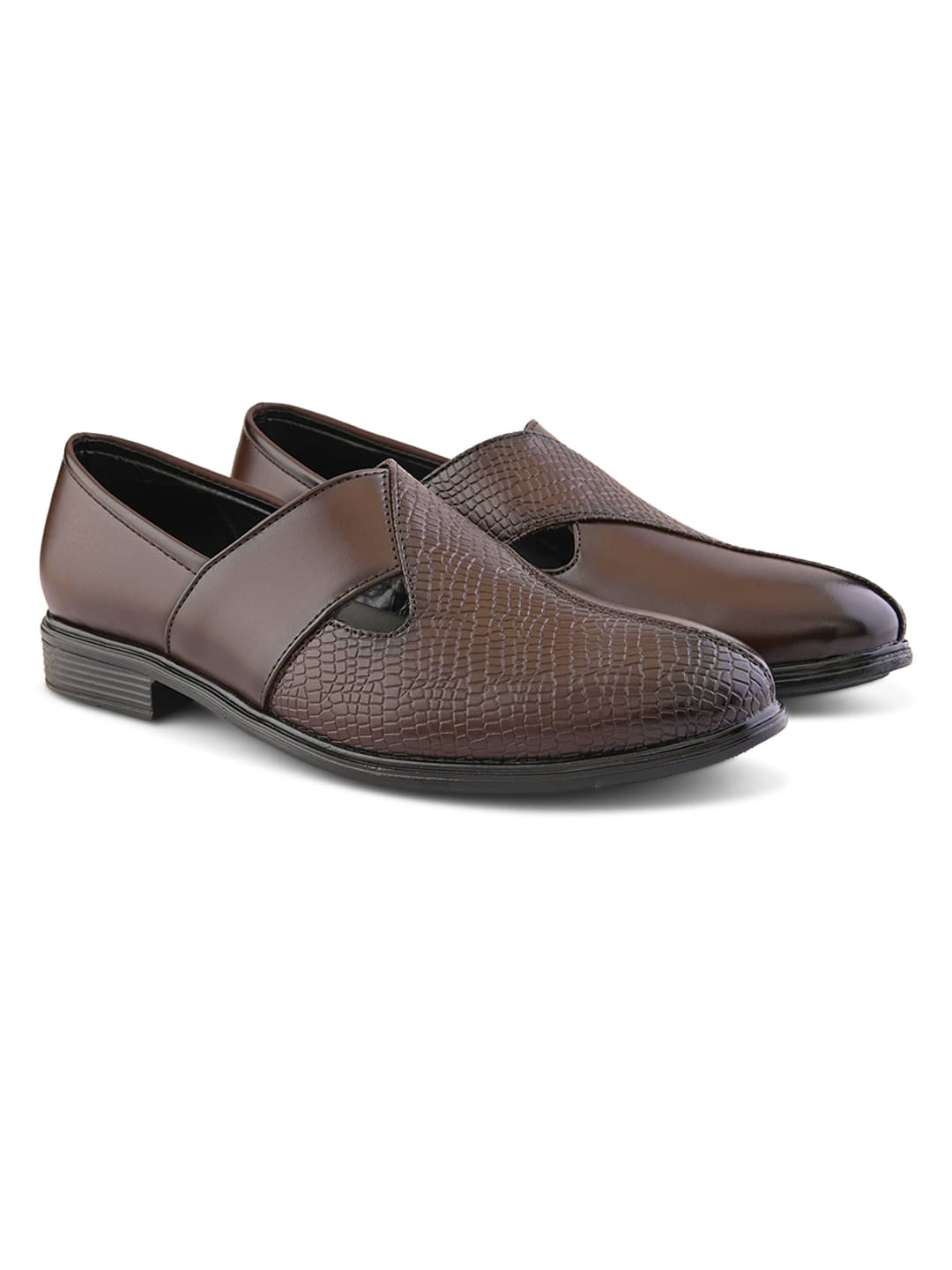 Prolific AK-SND251-re Brown Men's Slip-on Shoes Prolific AK-SND251-re Brown Men's Slip-on Shoes