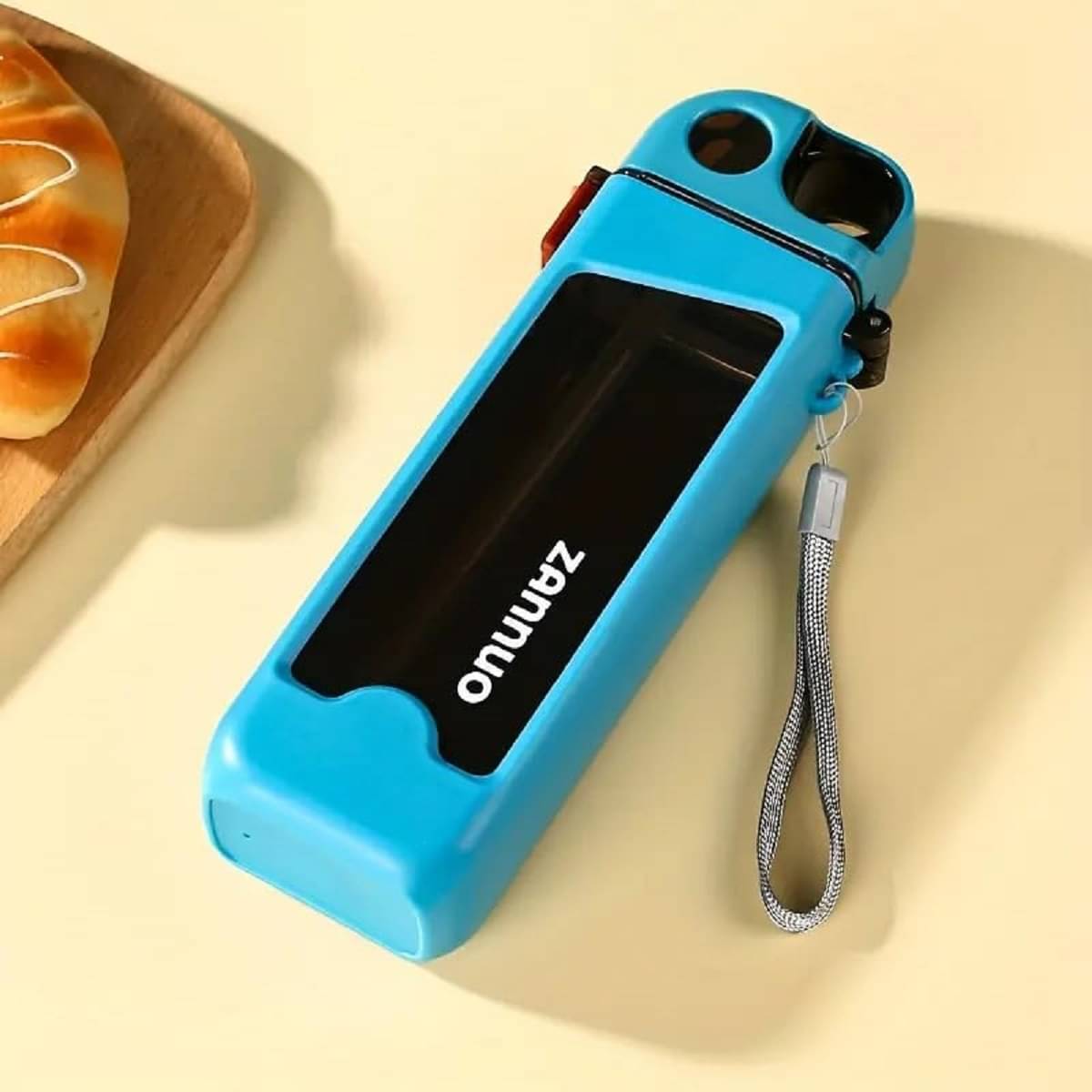     			RAMDEV ENTERPRISE Zannuo Plastic Leakproof Water bottle with Straw, Water Bottle Suitable for Home, Kitchen, Outdoor Activities & Travel (Multi Color).