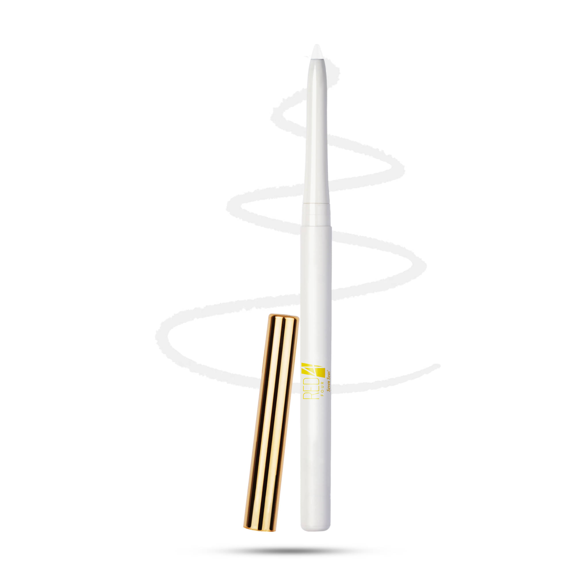     			RED 4 White Matte Kajal 1 g Pen ( Pack of 1 )