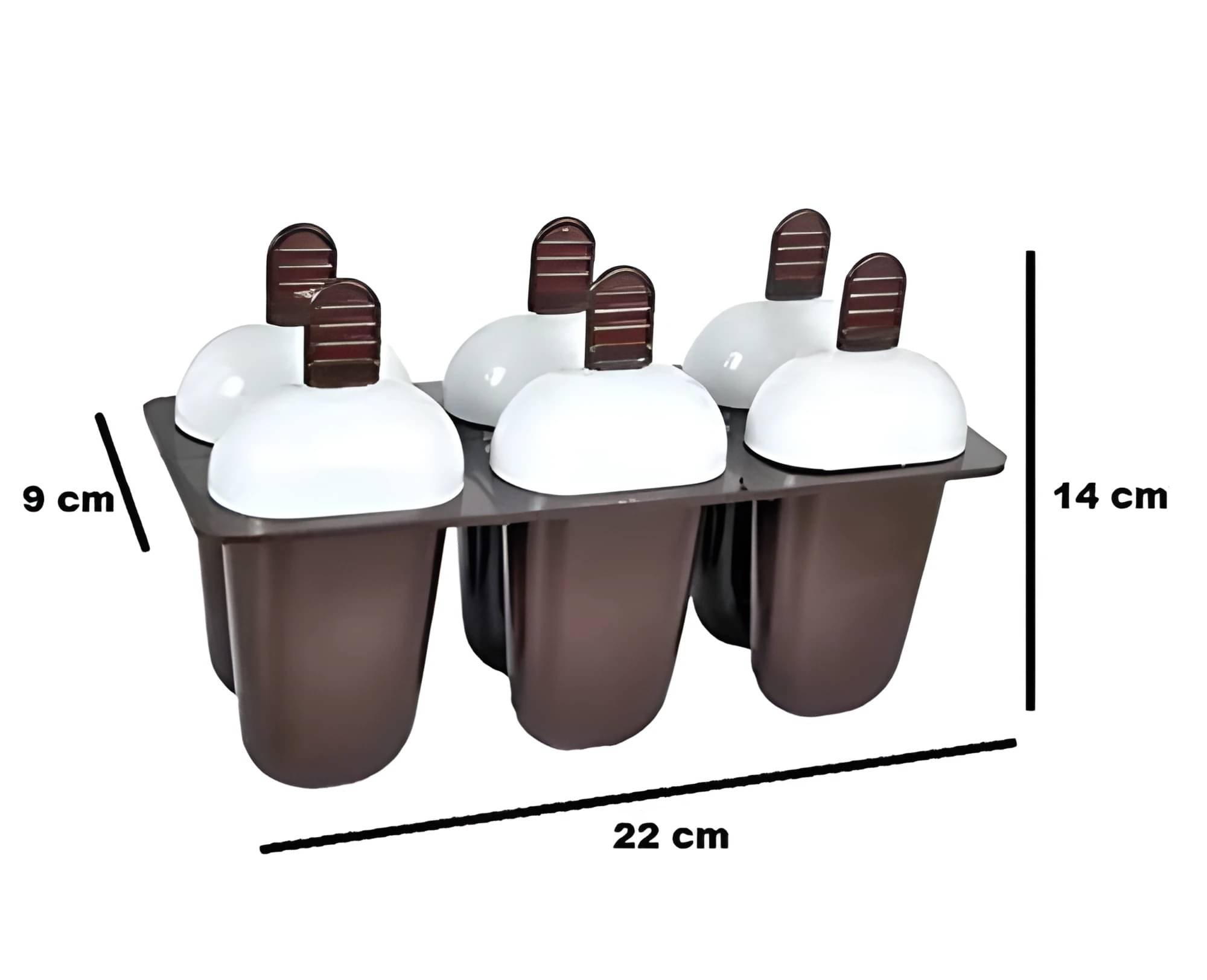     			Radhe Creation 6pc Ice Candy Maker Multicolor 6 Pcs
