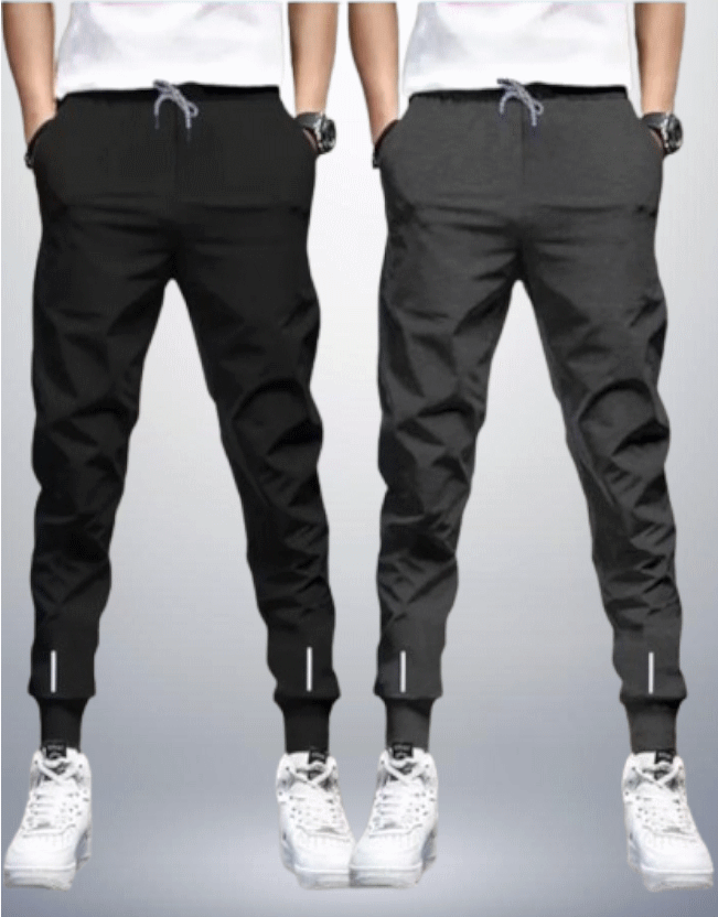 Reya Multicolor Cotton Blend Men's Trackpants ( Pack of 2 ) - Track Pants | Buy online on ZillyBuy