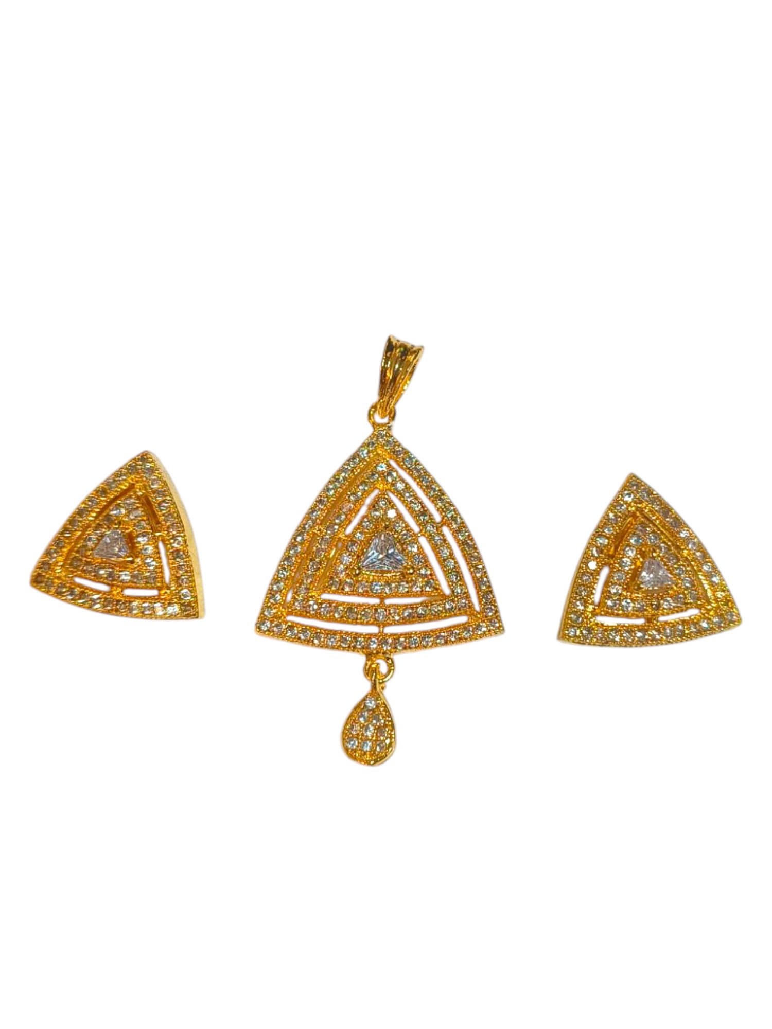 RinGold Golden Pendant set ( Pack of 1 ) RinGold Golden Pendant set ( Pack of 1 )