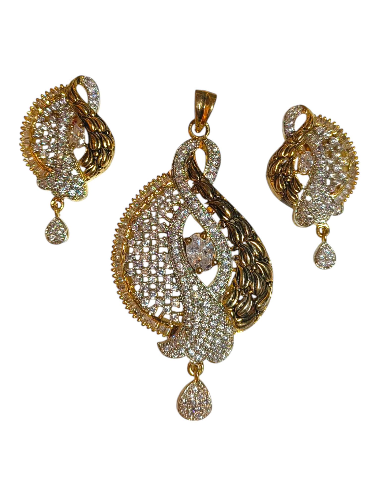 RinGold White Pendant set ( Pack of 1 ) RinGold White Pendant set ( Pack of 1 )