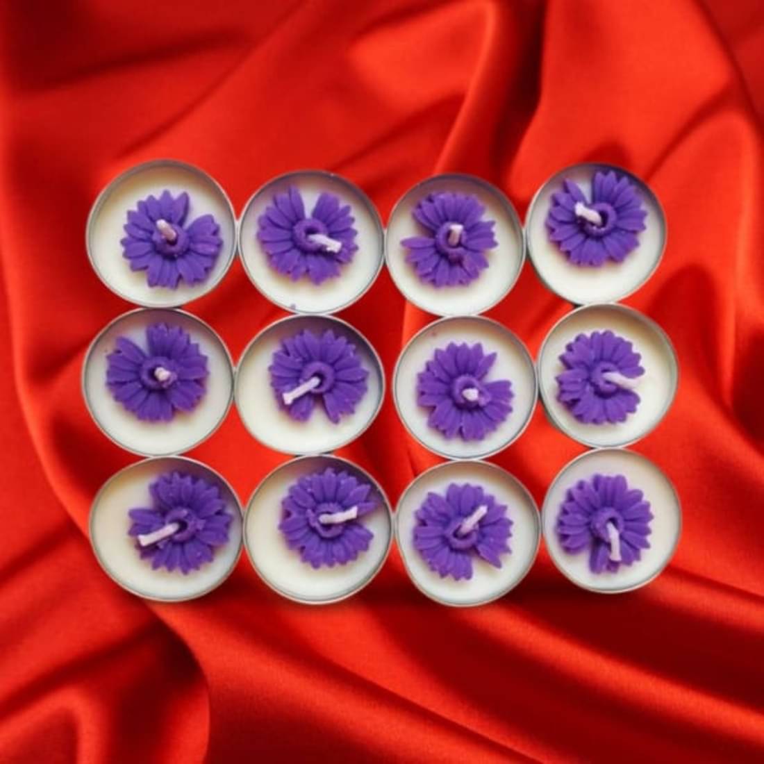 karigarpro Purple Wax Tea Light Candle 11.5 cm ( Pack of 4 ) karigarpro Purple Wax Tea Light Candle 11.5 cm ( Pack of 4 )