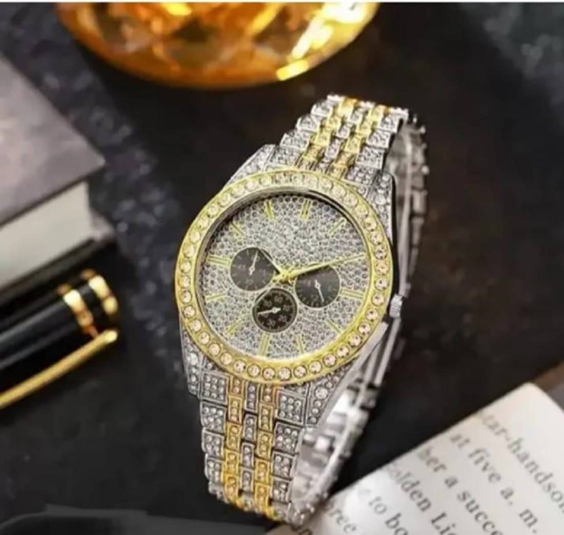     			kriss collection Multicolor Metal Analog Men's Watch