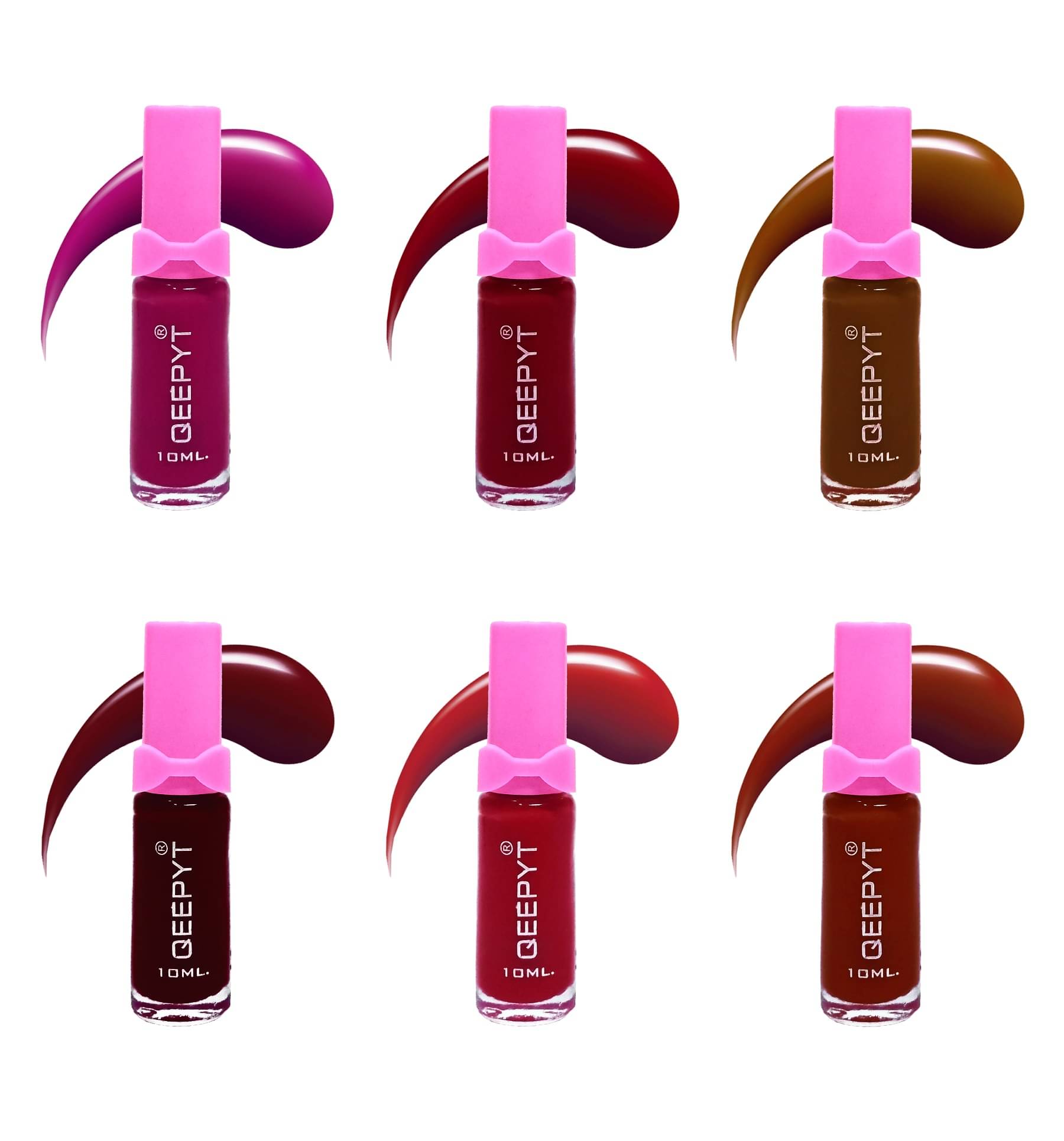     			qeepyt Multi Radiant Nail Polish 60 ( Pack of 6 )