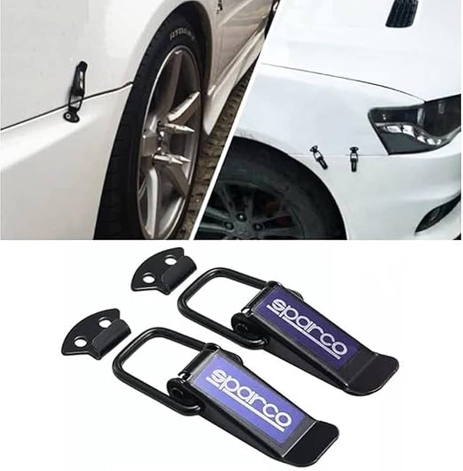2pcs Bumper Clip Security Hook Lock | Compatible with All Cars | Side Bumper Guards | Quick Release Fasteners | Big Boot Bonnet Side Bumper Guards | 2pcs Bumper Clip Security Hook Lock | Compatible with All Cars | Side Bumper Guards | Quick Release Fasteners | Big Boot Bonnet Side Bumper Guards |