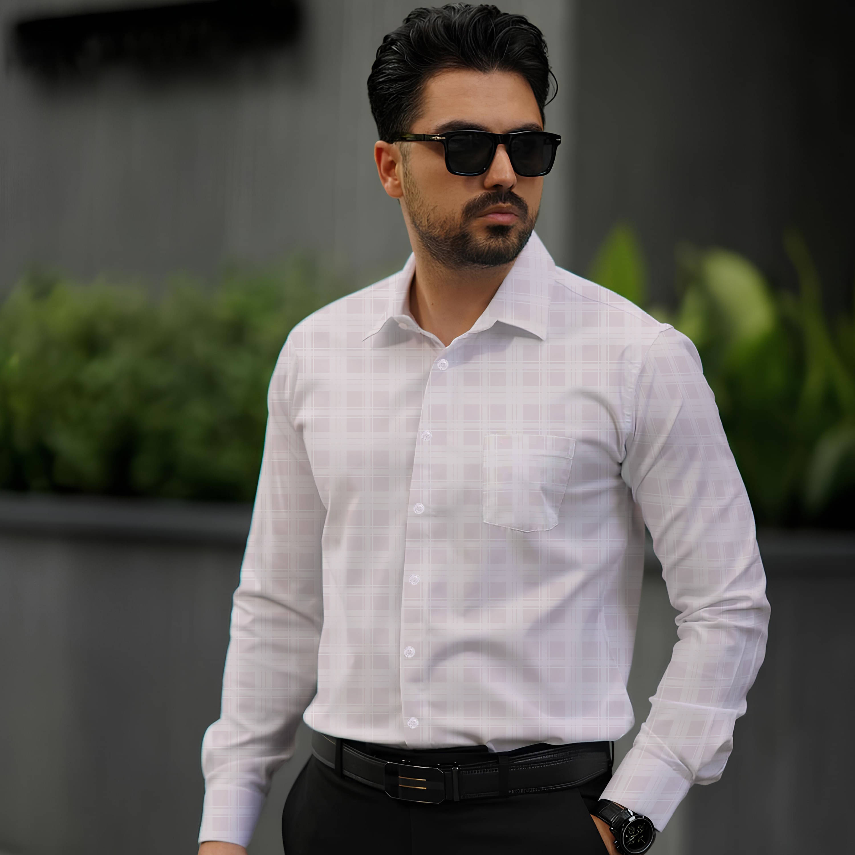 Binayak Stores Cotton Blend Regular Fit Full Sleeves Men's Formal Shirt - Orange ( Pack of 1 ) Binayak Stores Cotton Blend Regular Fit Full Sleeves Men's Formal Shirt - Orange ( Pack of 1 )