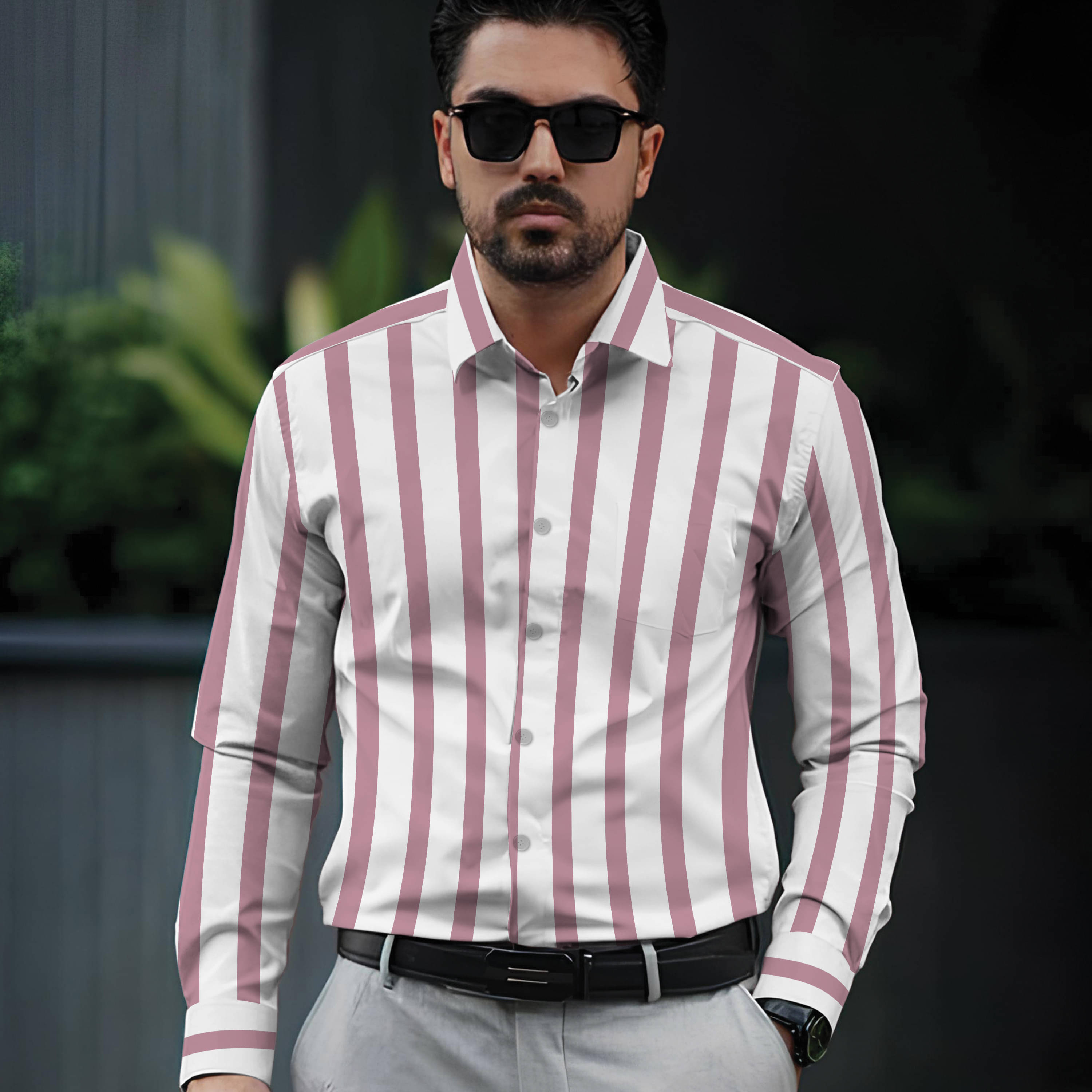 Binayak Stores Cotton Regular Fit Full Sleeves Men's Formal Shirt - Pink ( Pack of 1 ) Binayak Stores Cotton Regular Fit Full Sleeves Men's Formal Shirt - Pink ( Pack of 1 )
