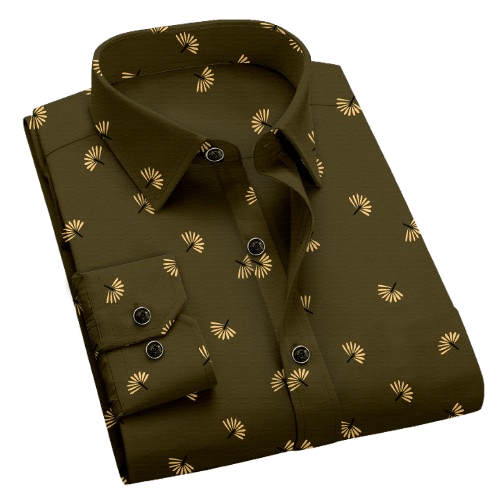     			DEVILFASHION Rayon Regular Fit Printed Full Sleeves Men's Casual Shirt - Green ( Pack of 1 )