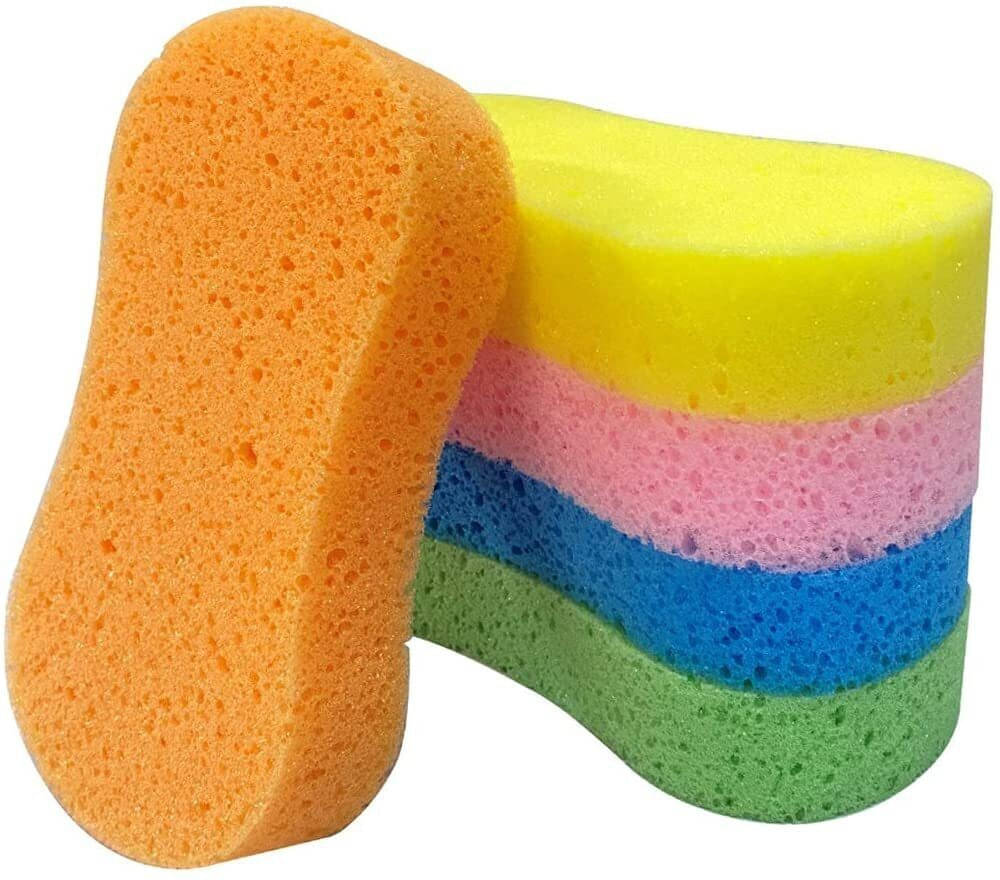     			Favoto Microfiber Vehicle Washing  Sponge (Pack Of 5)