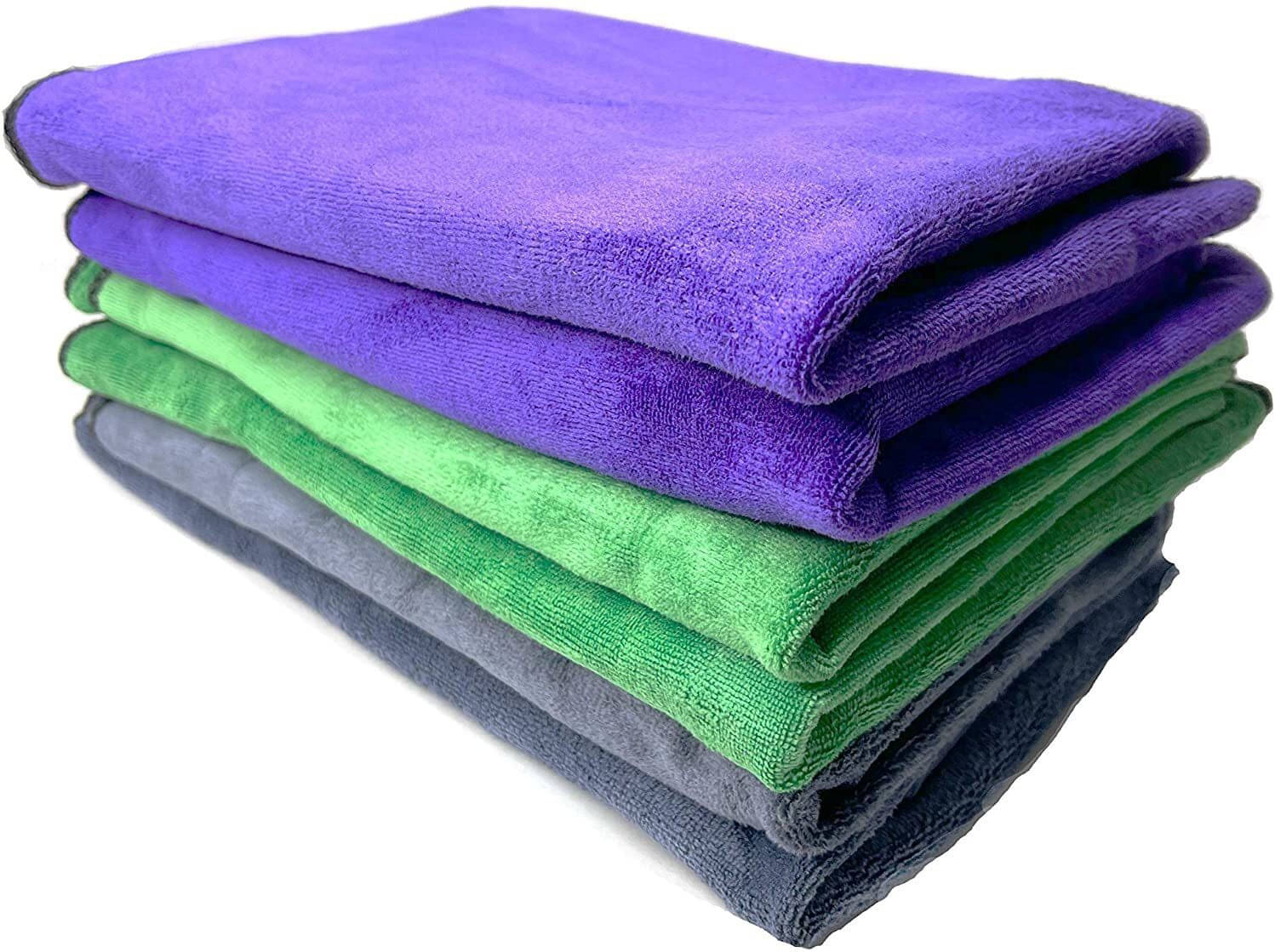 Favoto Multicolor 400 GSM Microfiber Cloth For Automobile ( Pack of 6 ) Favoto Multicolor 400 GSM Microfiber Cloth For Automobile ( Pack of 6 )