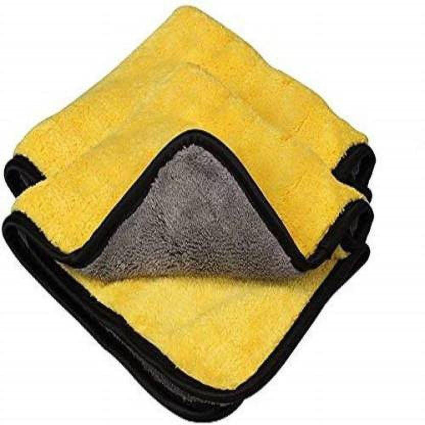     			Favoto Yellow 800 GSM Microfiber Cloth For Automobile ( Pack of 2 )