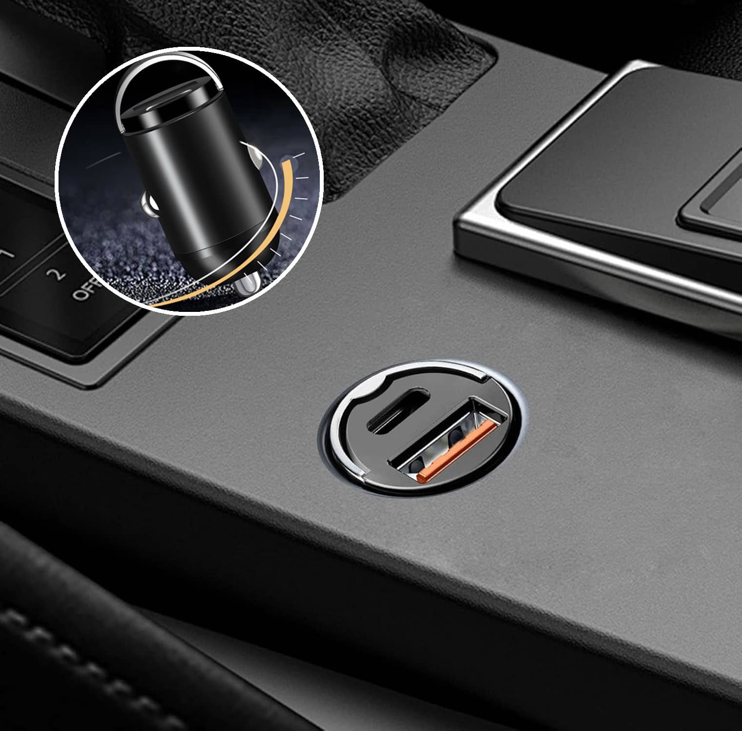 Flenzy Car Mobile Charger CRA024 Black