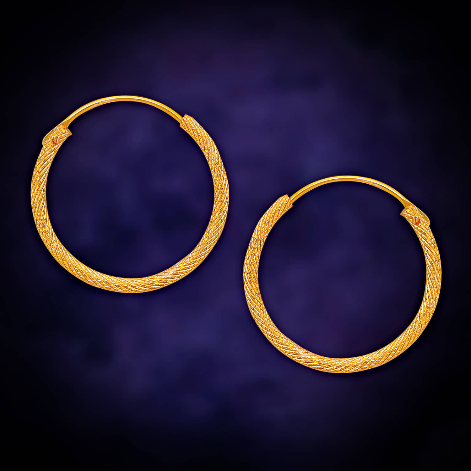 LUV FASHION Golden Bali Earrings ( Pack of 1 ) - Earrings | Buy online on ZillyBuy