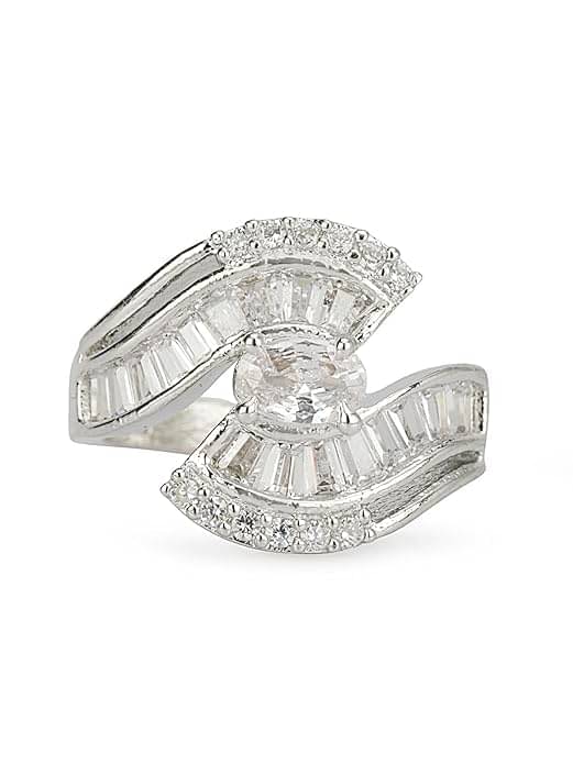 Opus Gems Silver Rings ( Pack of 1 ) Opus Gems Silver Rings ( Pack of 1 )